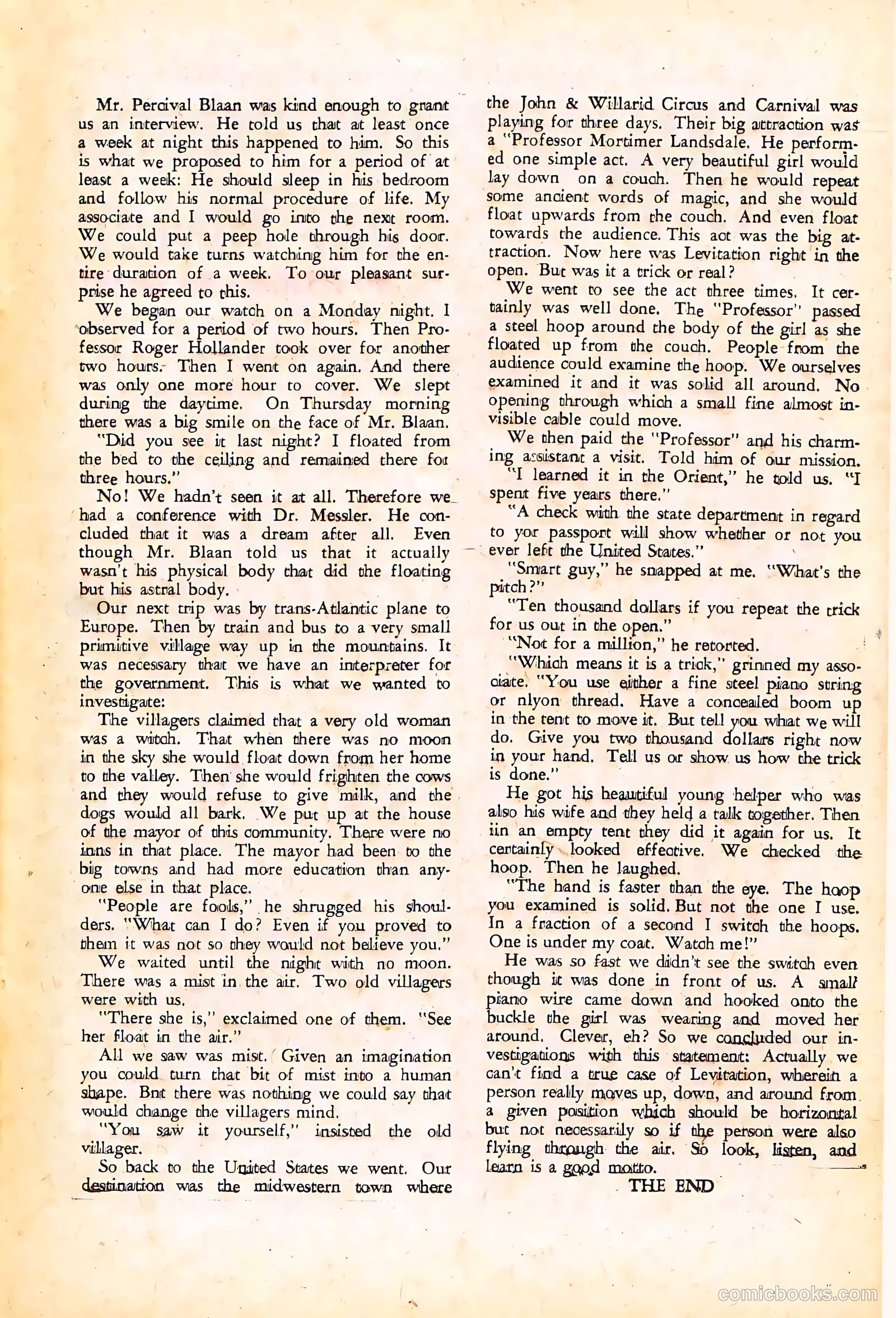Unusual Tales #36 (1962) — page 21
