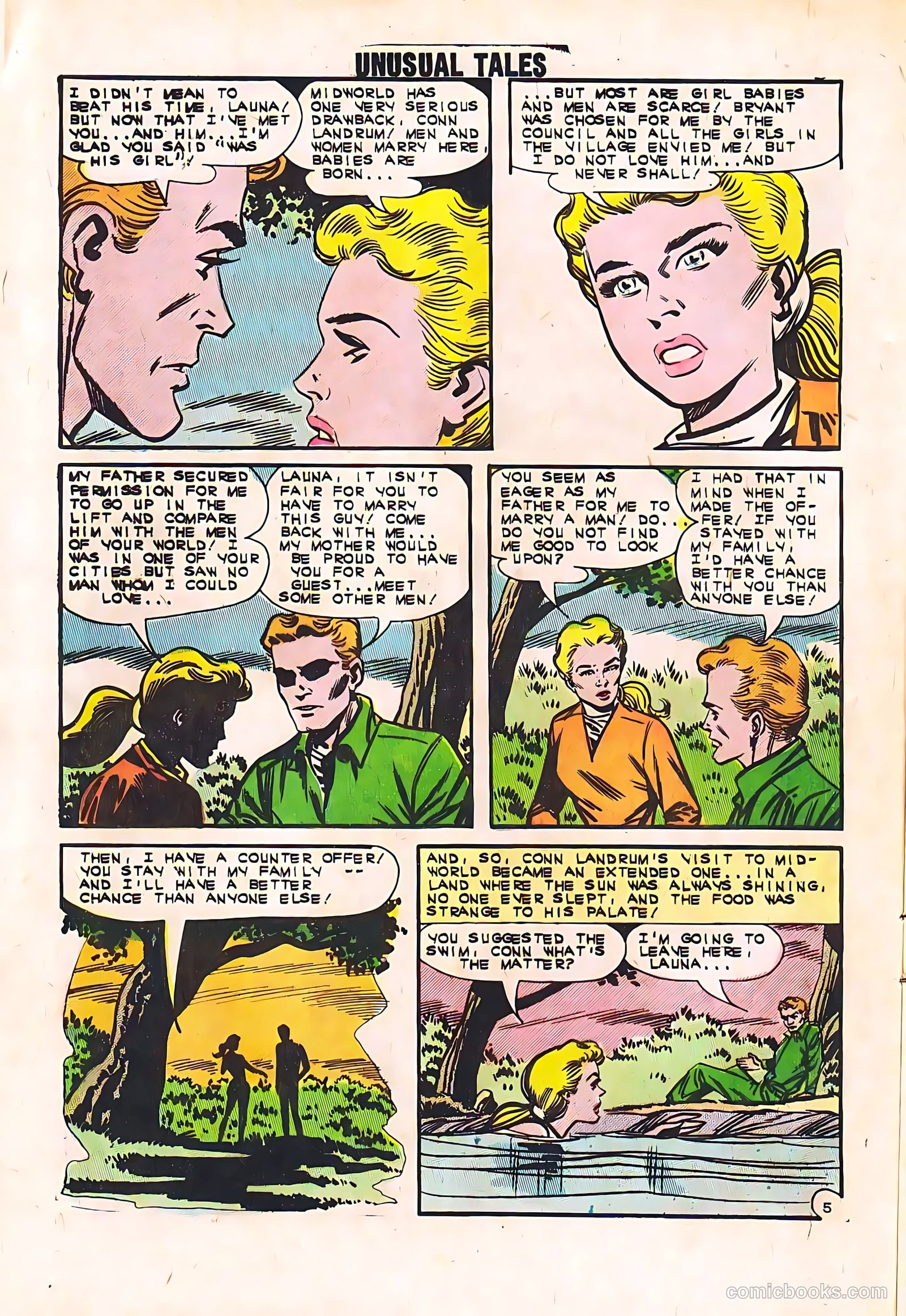 Unusual Tales #39 (1985) — page 8