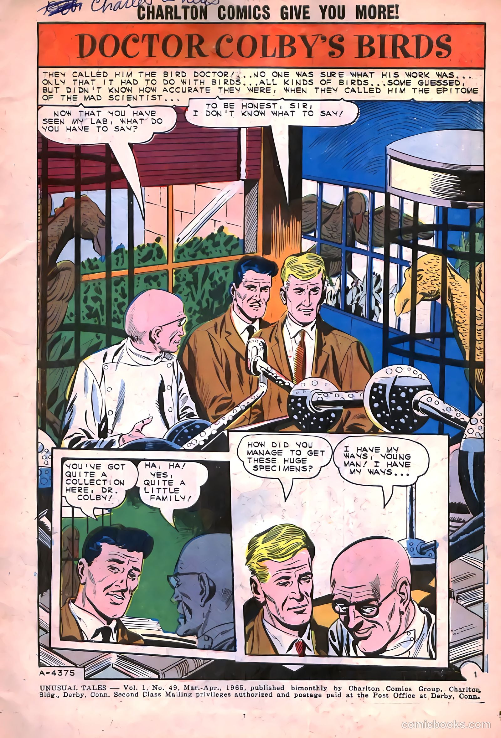Unusual Tales #49 (1965) — page 3