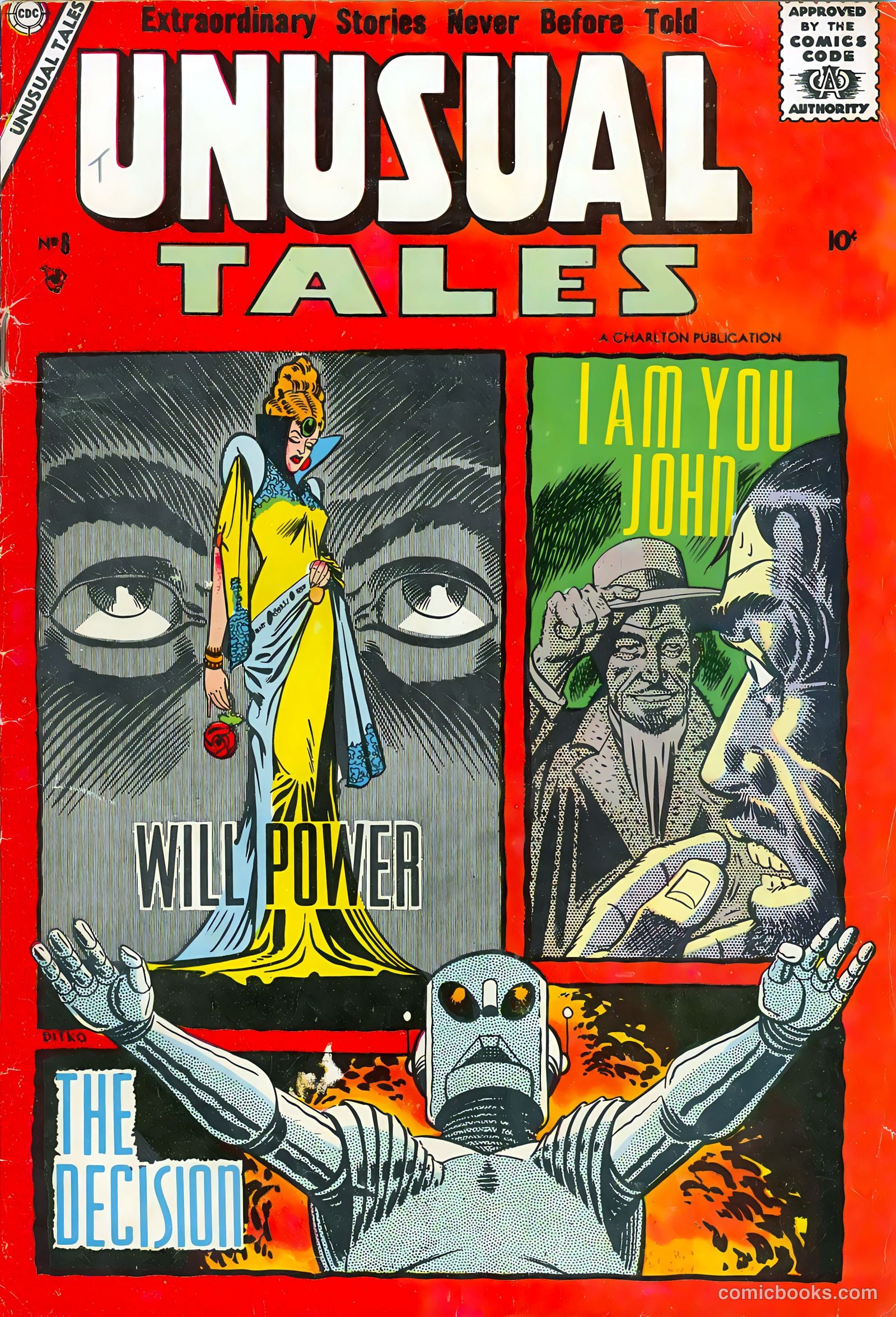 Unusual Tales #8 (1957) — page 1 of 36