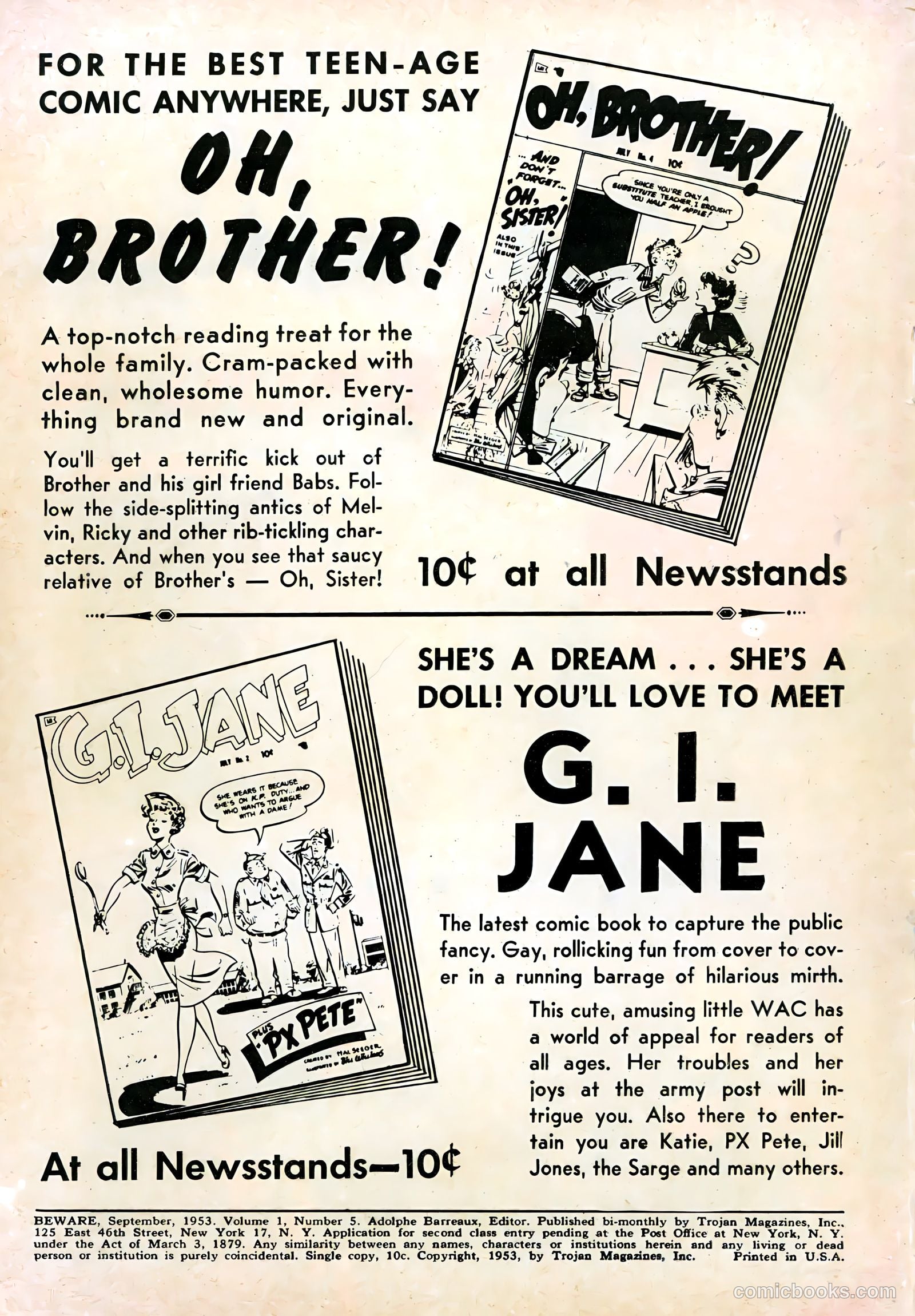 Beware #5 (1953) — page 2