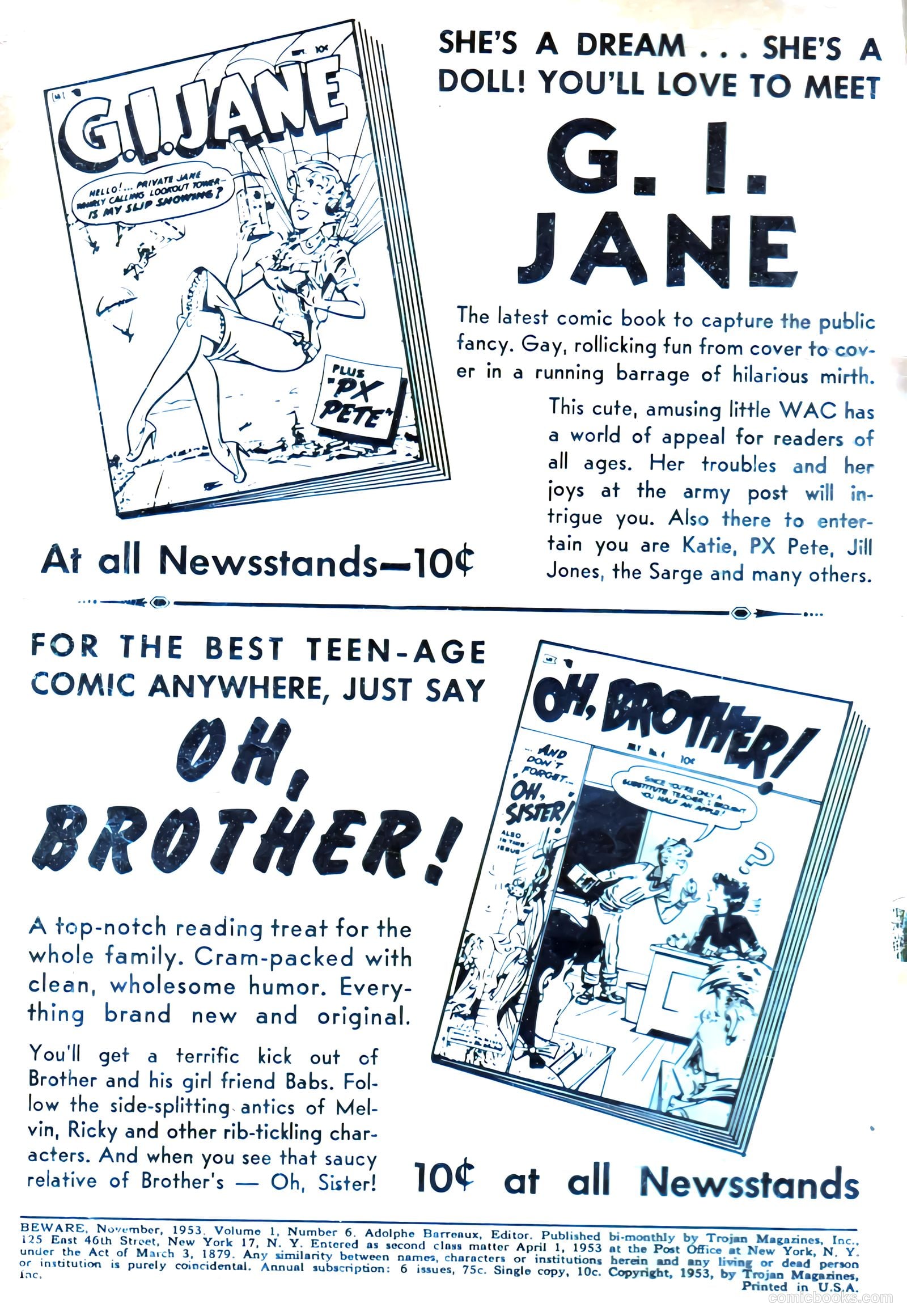 Beware #6 (1953) — page 2