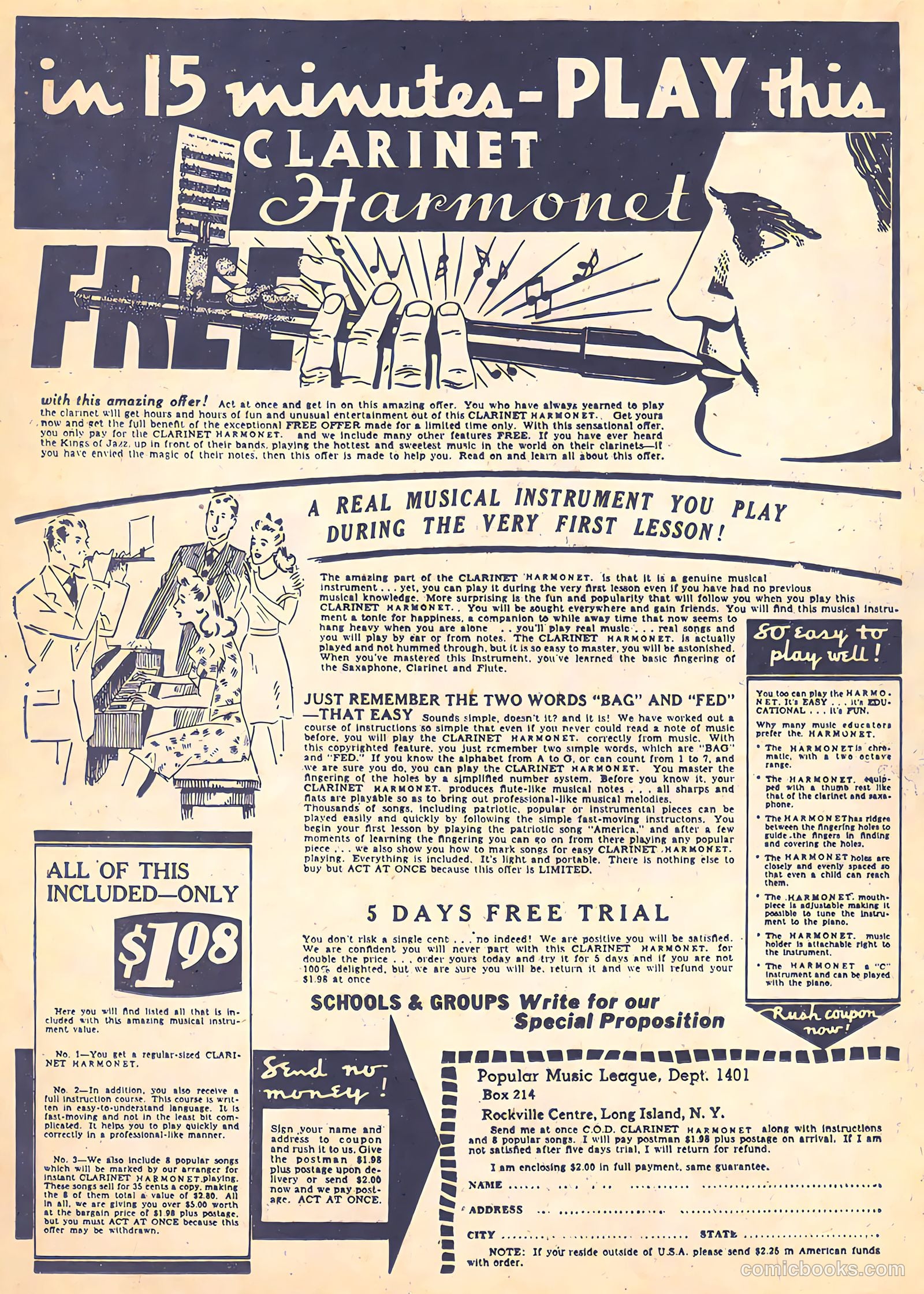 Veri Best Sure Fire Comics #1 (1943, Holyoke) — page 35 of 66