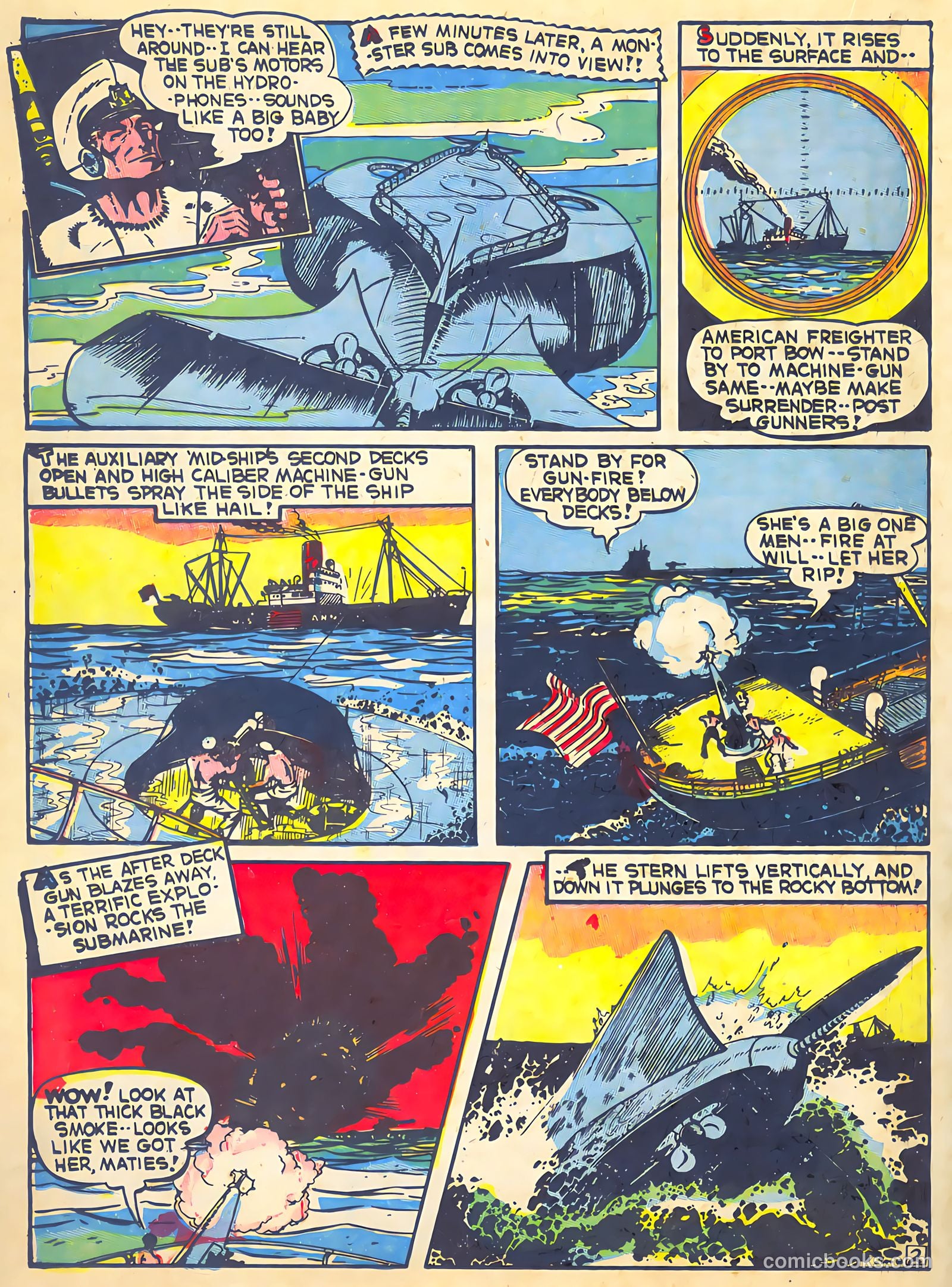 Veri Best Sure Fire Comics #1 (1943, Holyoke) — page 37 of 66