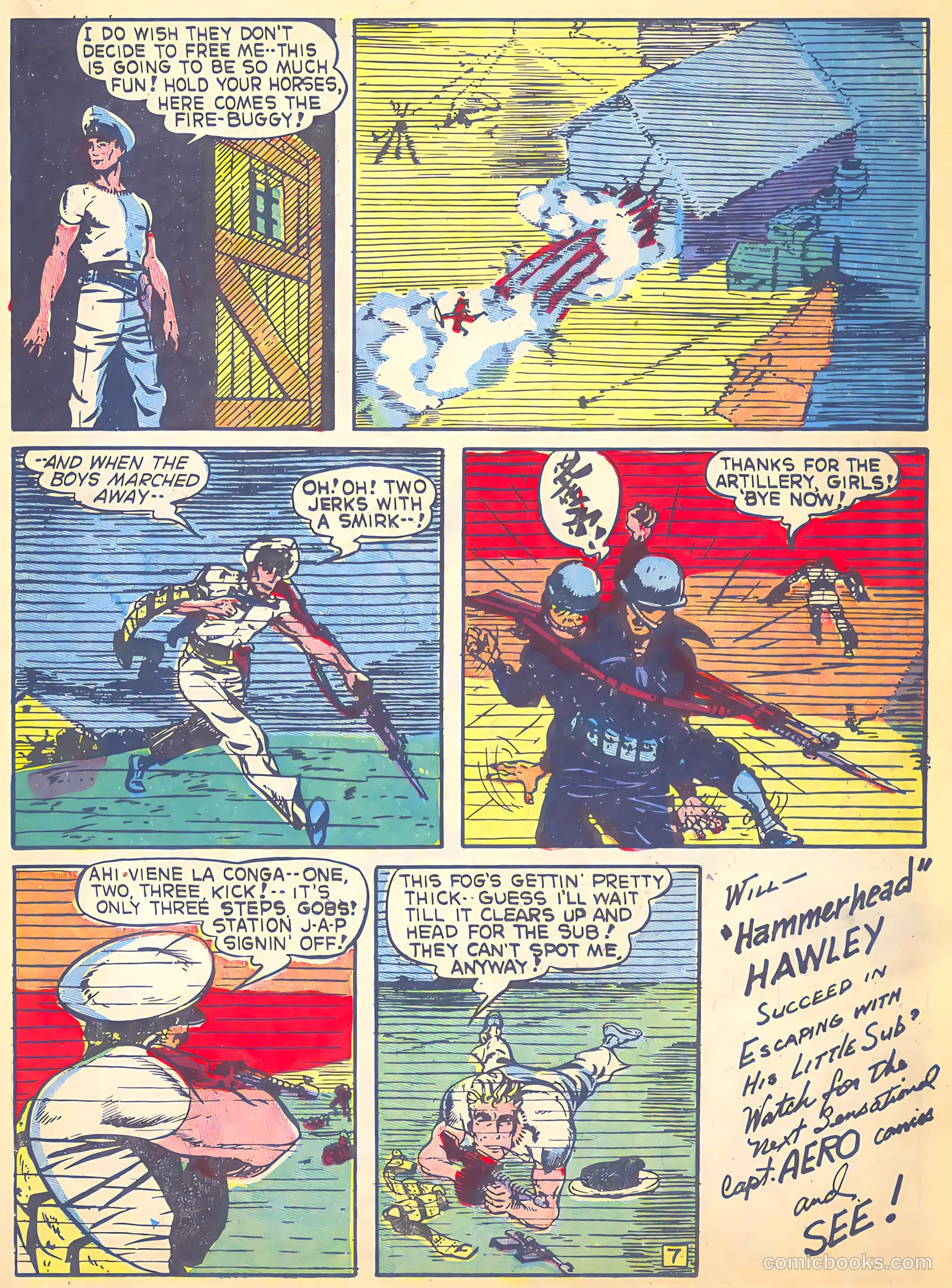 Veri Best Sure Fire Comics #1 (1943, Holyoke) — page 42 of 66