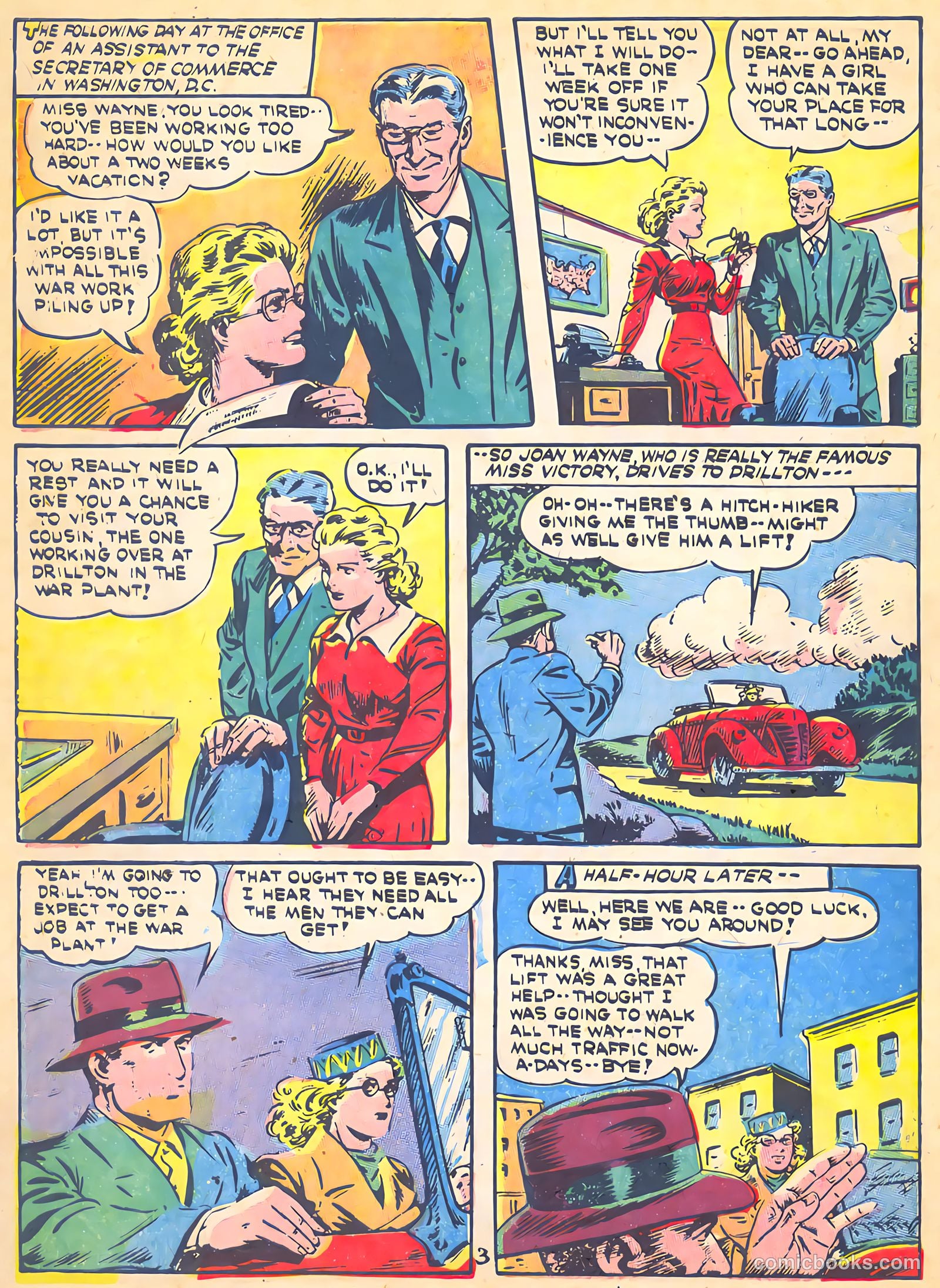 Veri Best Sure Fire Comics #1 (1943, Holyoke) — page 53 of 66
