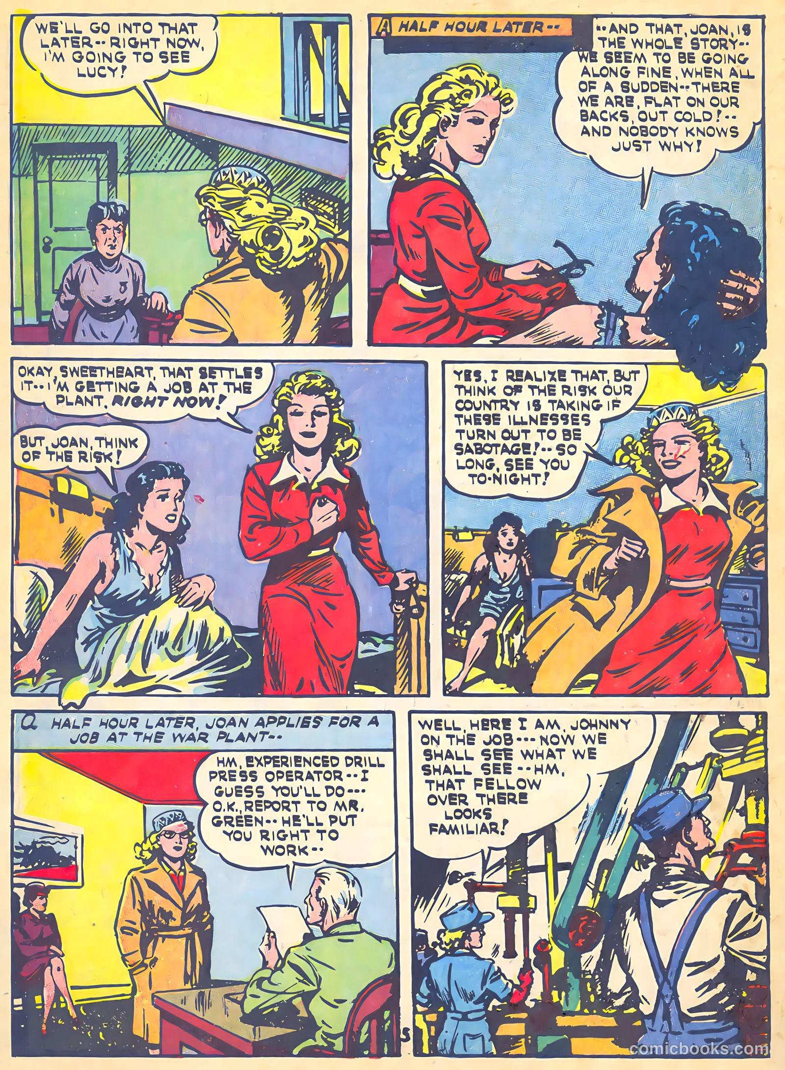 Veri Best Sure Fire Comics #1 (1943, Holyoke) — page 55 of 66