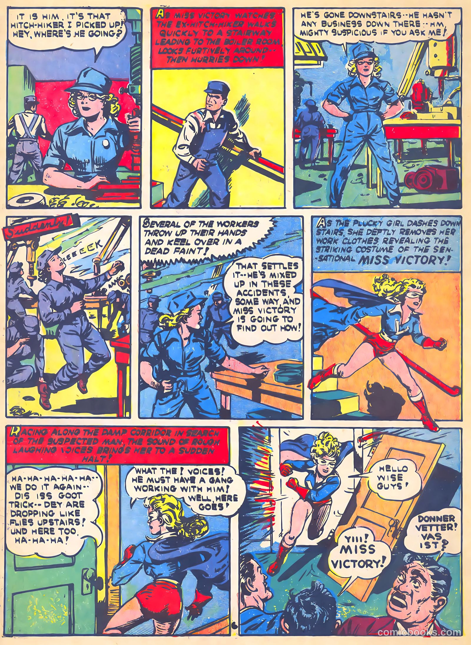 Veri Best Sure Fire Comics #1 (1943, Holyoke) — page 56 of 66