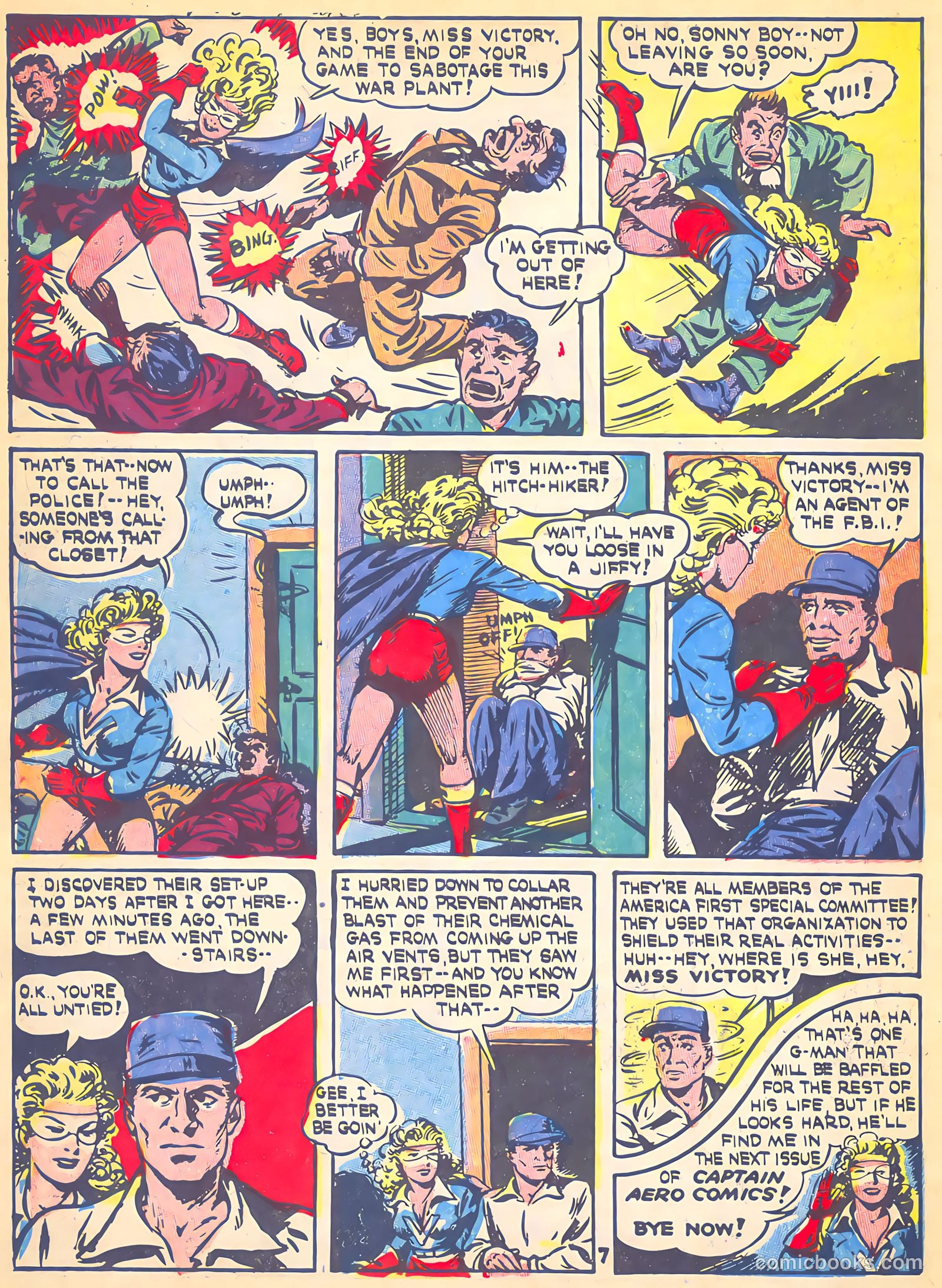 Veri Best Sure Fire Comics #1 (1943, Holyoke) — page 57 of 66