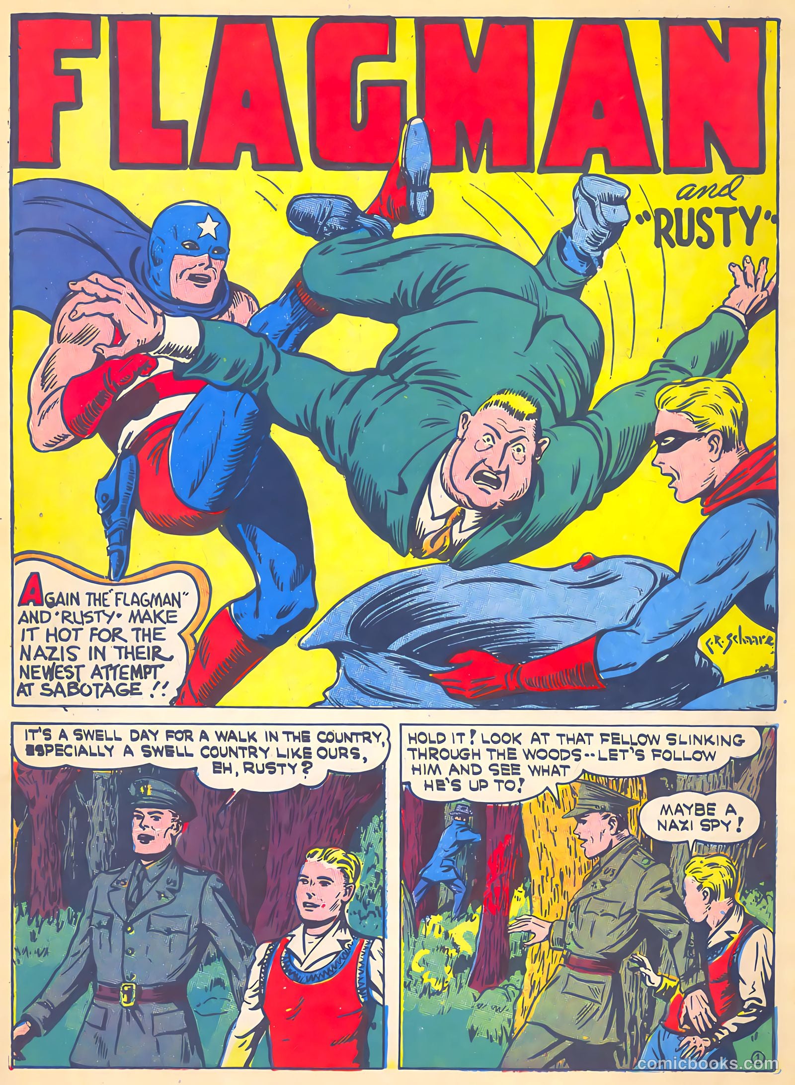 Veri Best Sure Fire Comics #1 (1943, Holyoke) — page 58 of 66