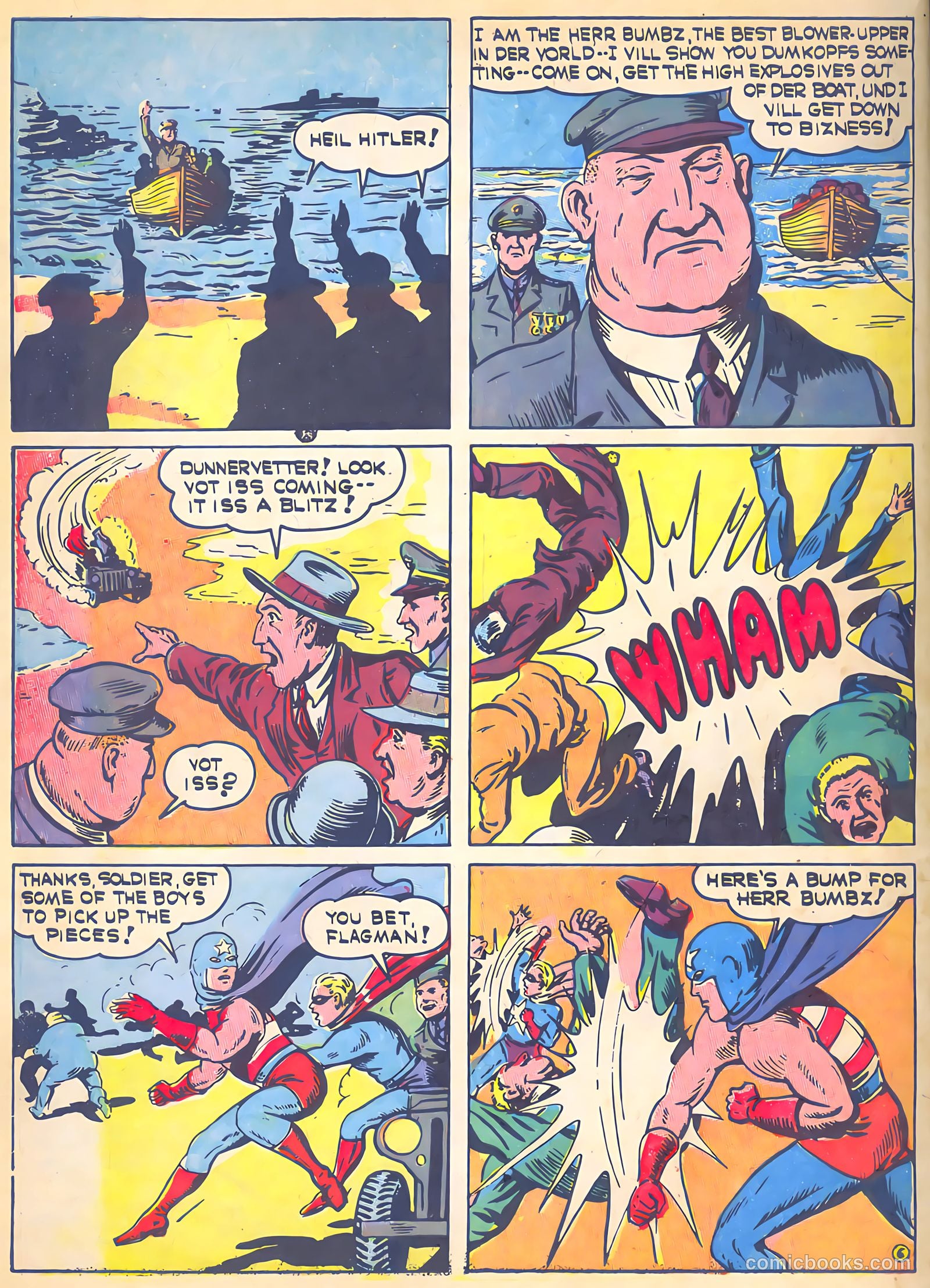 Veri Best Sure Fire Comics #1 (1943, Holyoke) — page 63 of 66