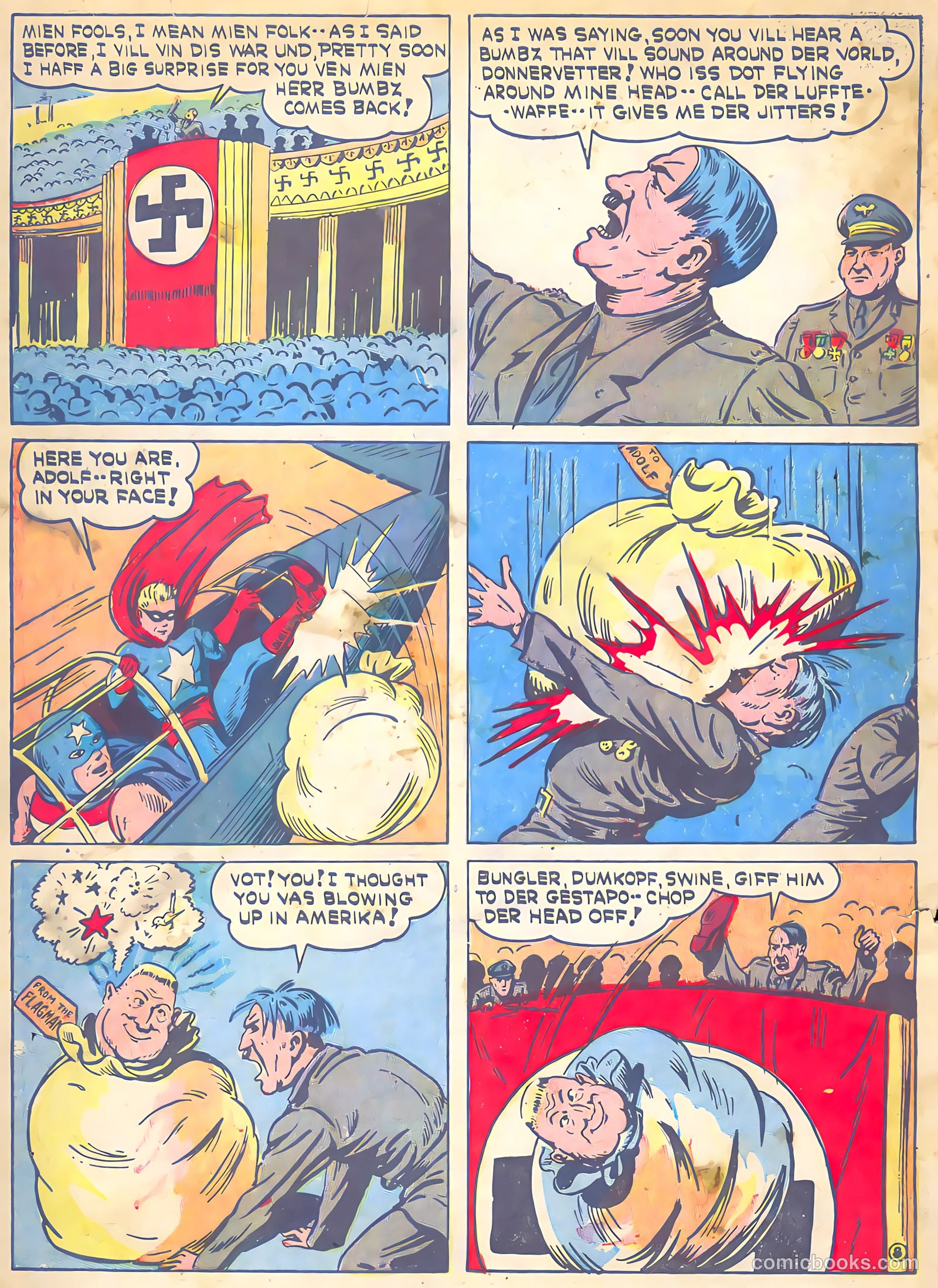 Veri Best Sure Fire Comics #1 (1943, Holyoke) — page 65 of 66