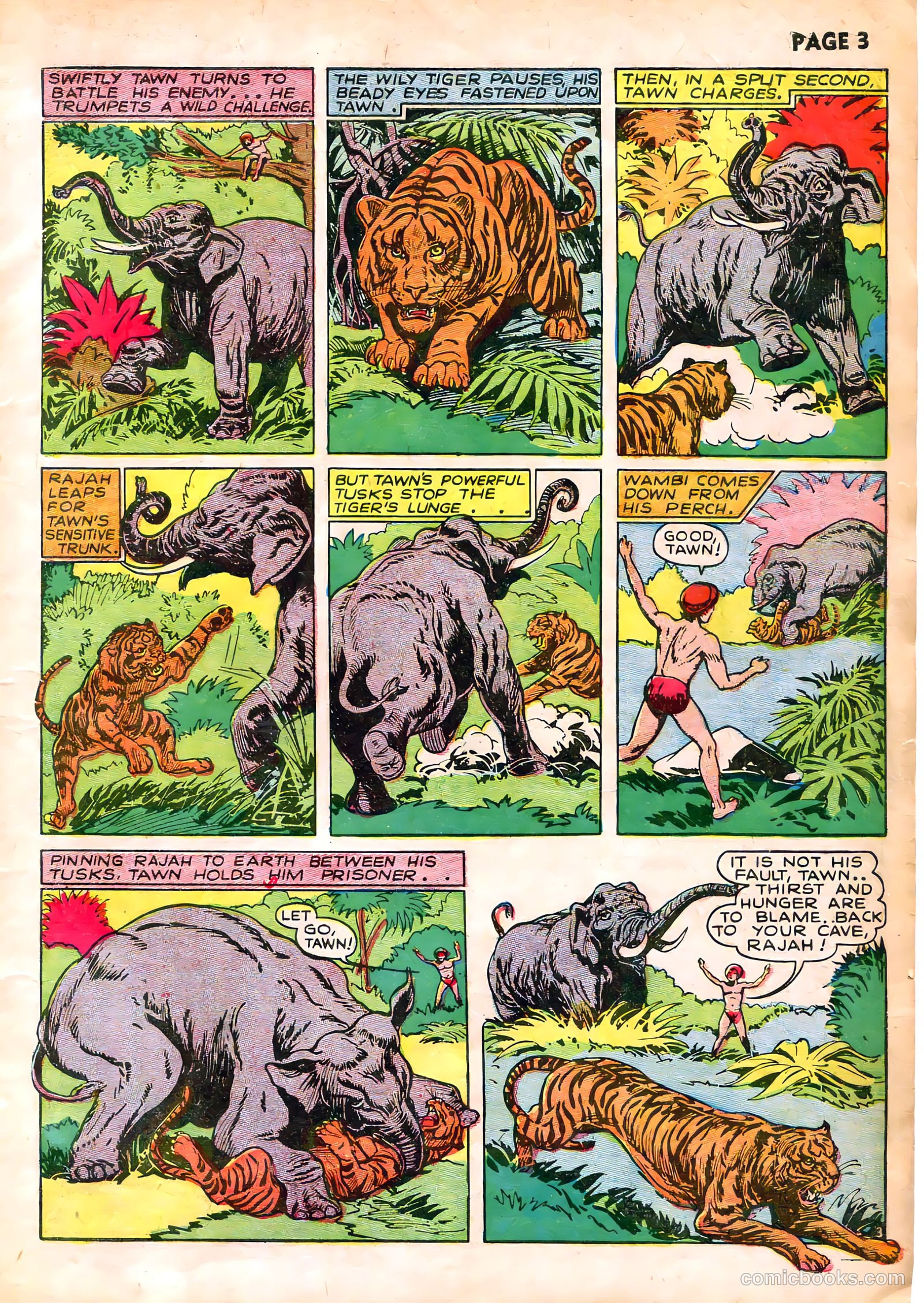 Wambi, Jungle Boy #1 (1942) — page 6 of 69
