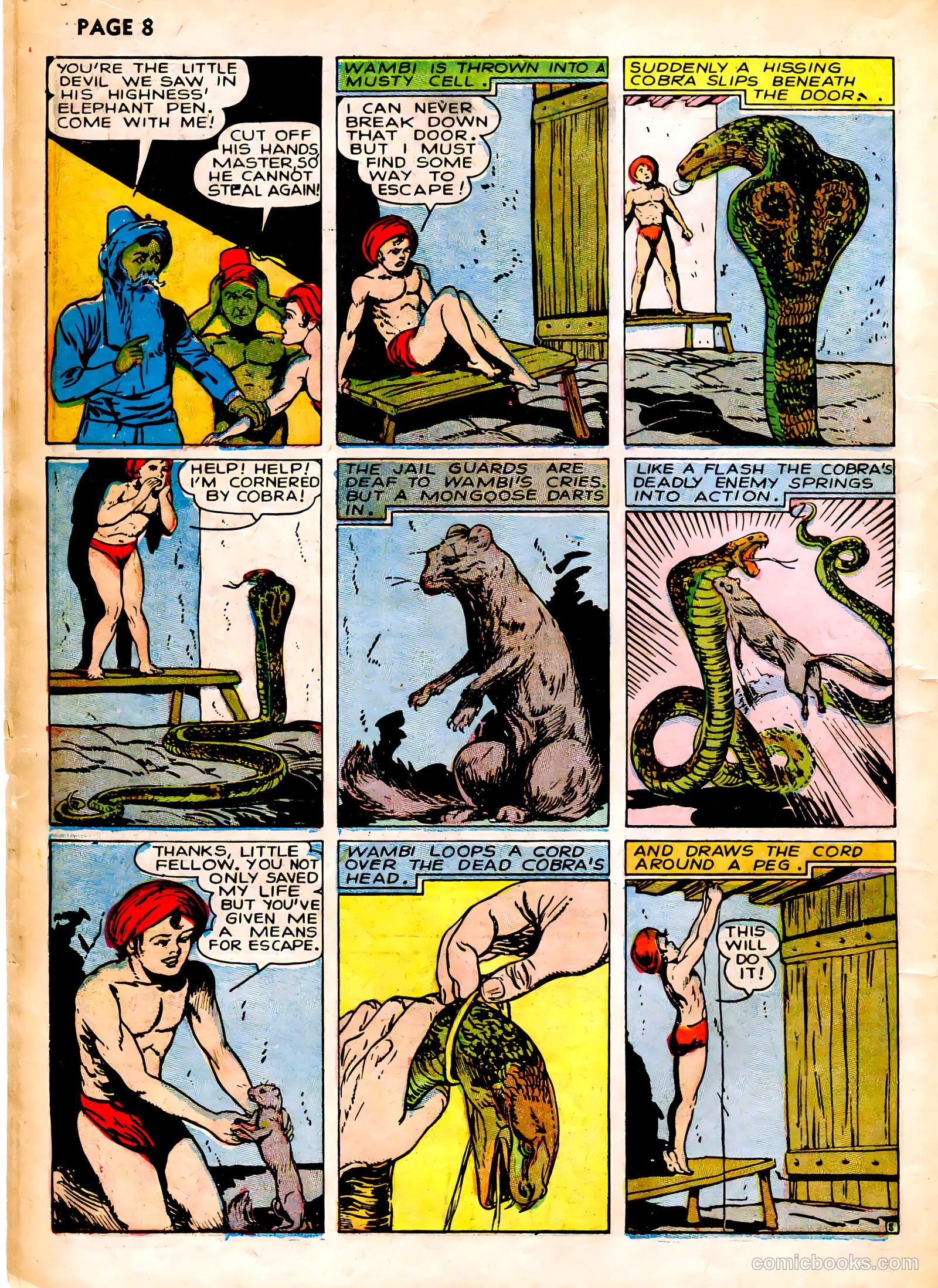 Wambi, Jungle Boy #1 (1942) — page 11 of 69