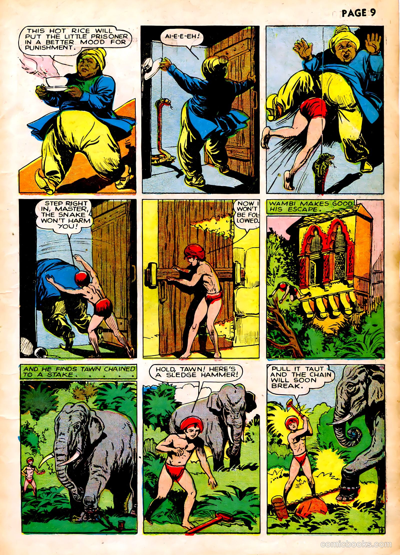 Wambi, Jungle Boy #1 (1942) — page 12 of 69