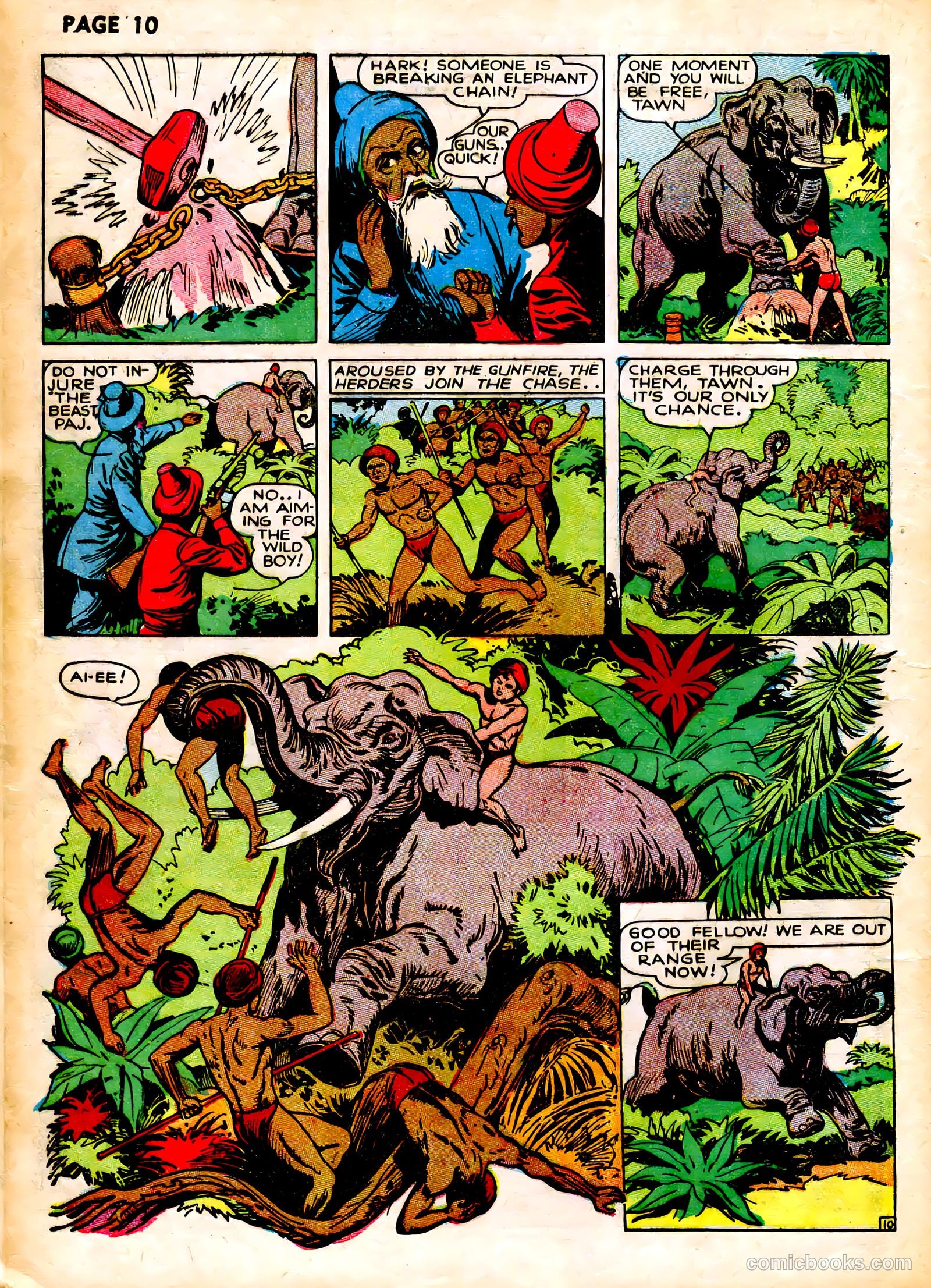 Wambi, Jungle Boy #1 (1942) — page 13 of 69
