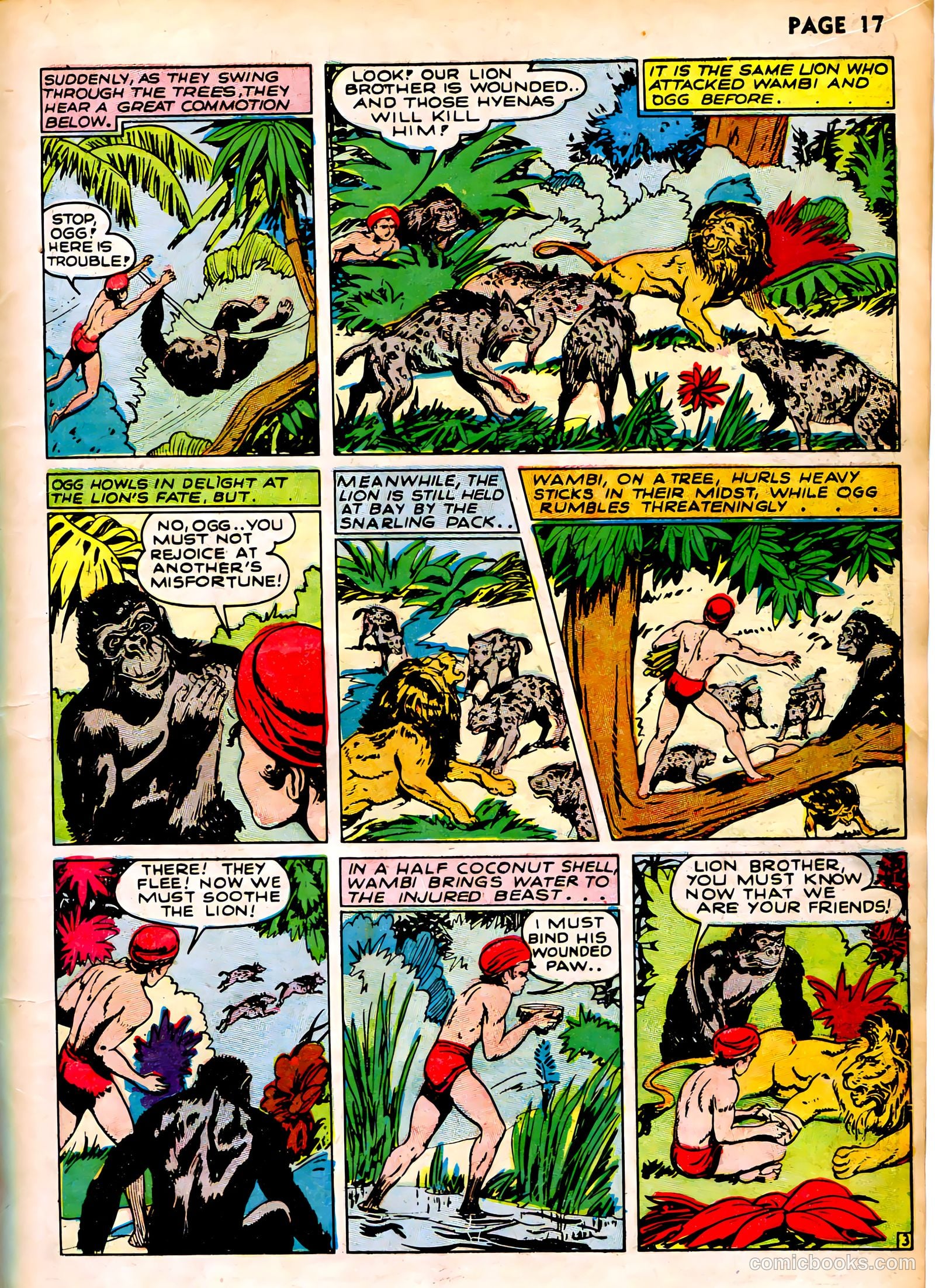 Wambi, Jungle Boy #1 (1942) — page 20 of 69