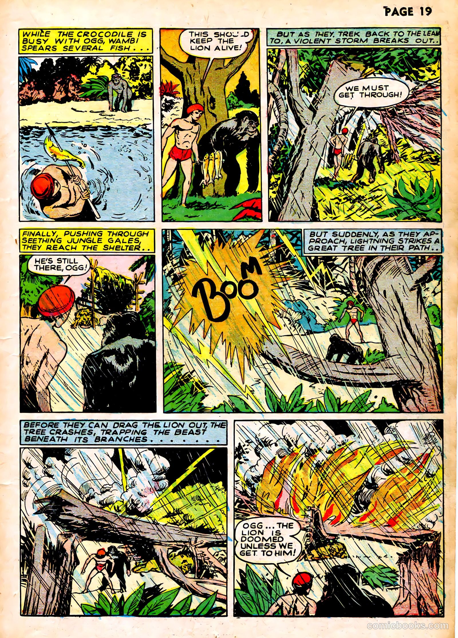 Wambi, Jungle Boy #1 (1942) — page 22 of 69