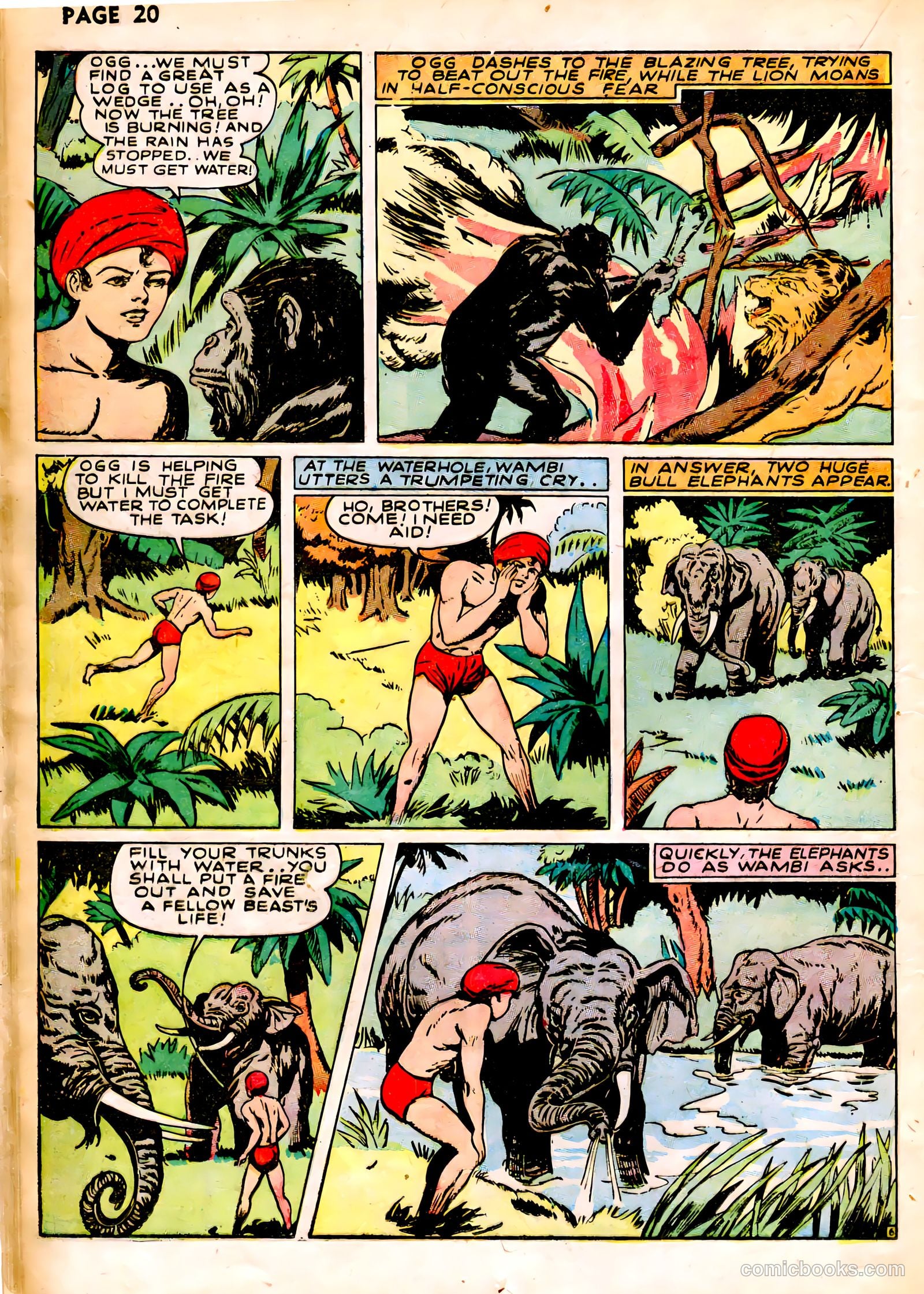 Wambi, Jungle Boy #1 (1942) — page 23 of 69