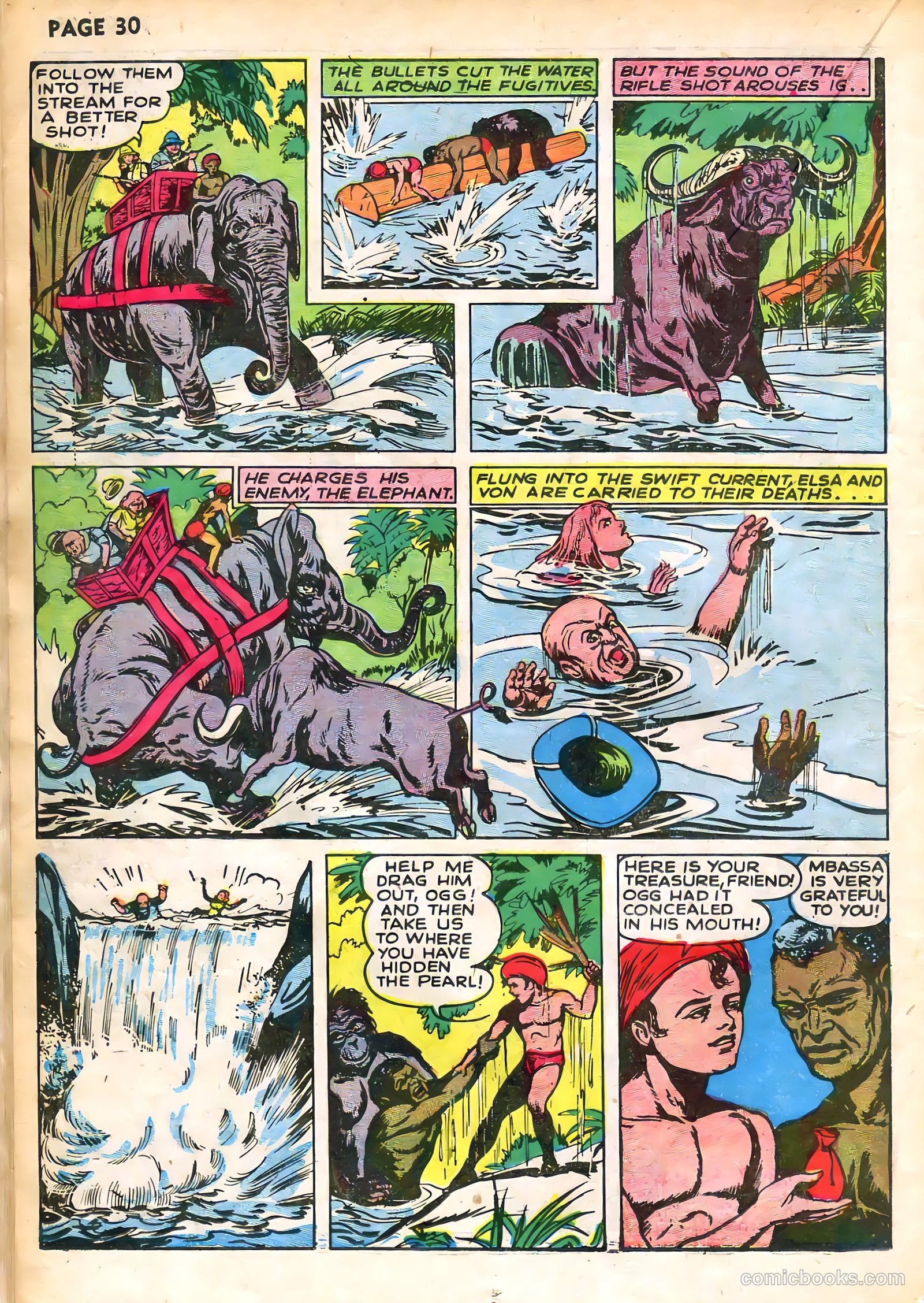 Wambi, Jungle Boy #1 (1942) — page 33 of 69