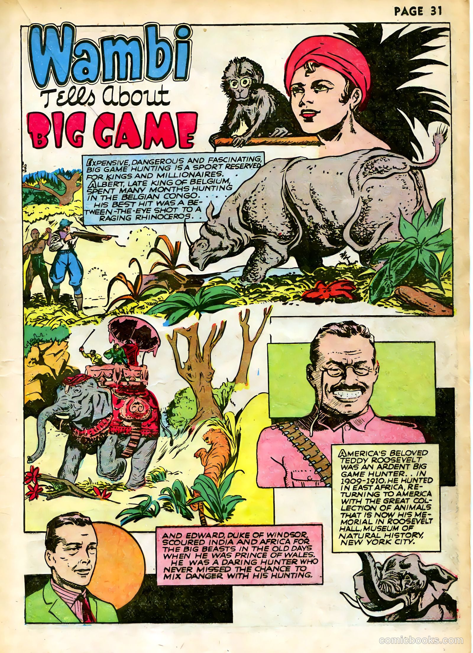 Wambi, Jungle Boy #1 (1942) — page 34 of 69