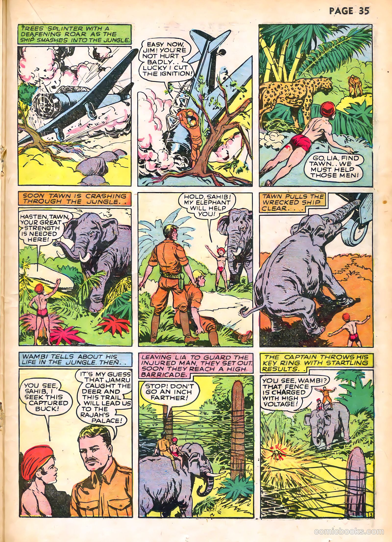 Wambi, Jungle Boy #1 (1942) — page 38 of 69