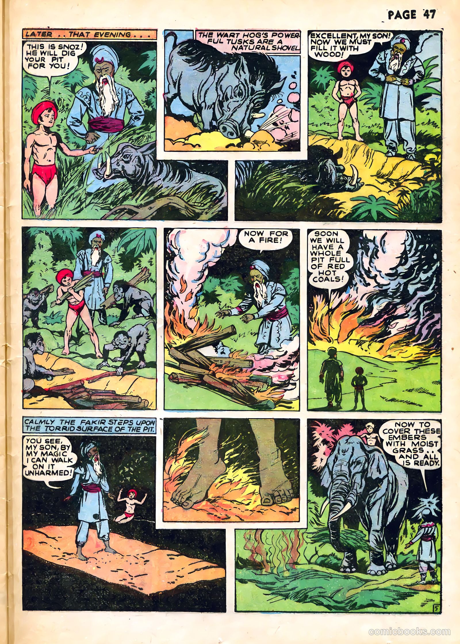 Wambi, Jungle Boy #1 (1942) — page 50 of 69