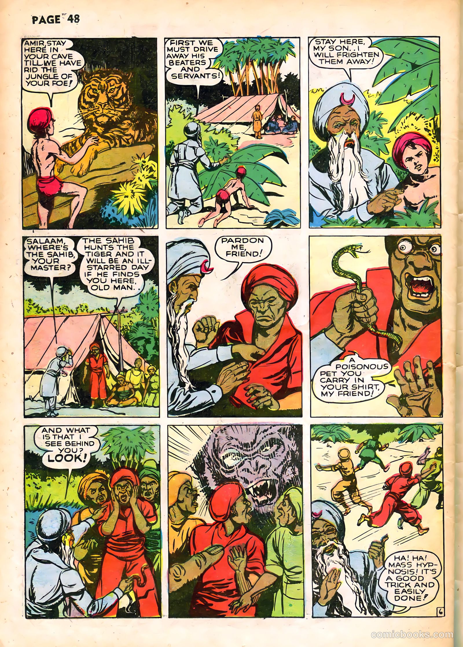 Wambi, Jungle Boy #1 (1942) — page 51 of 69