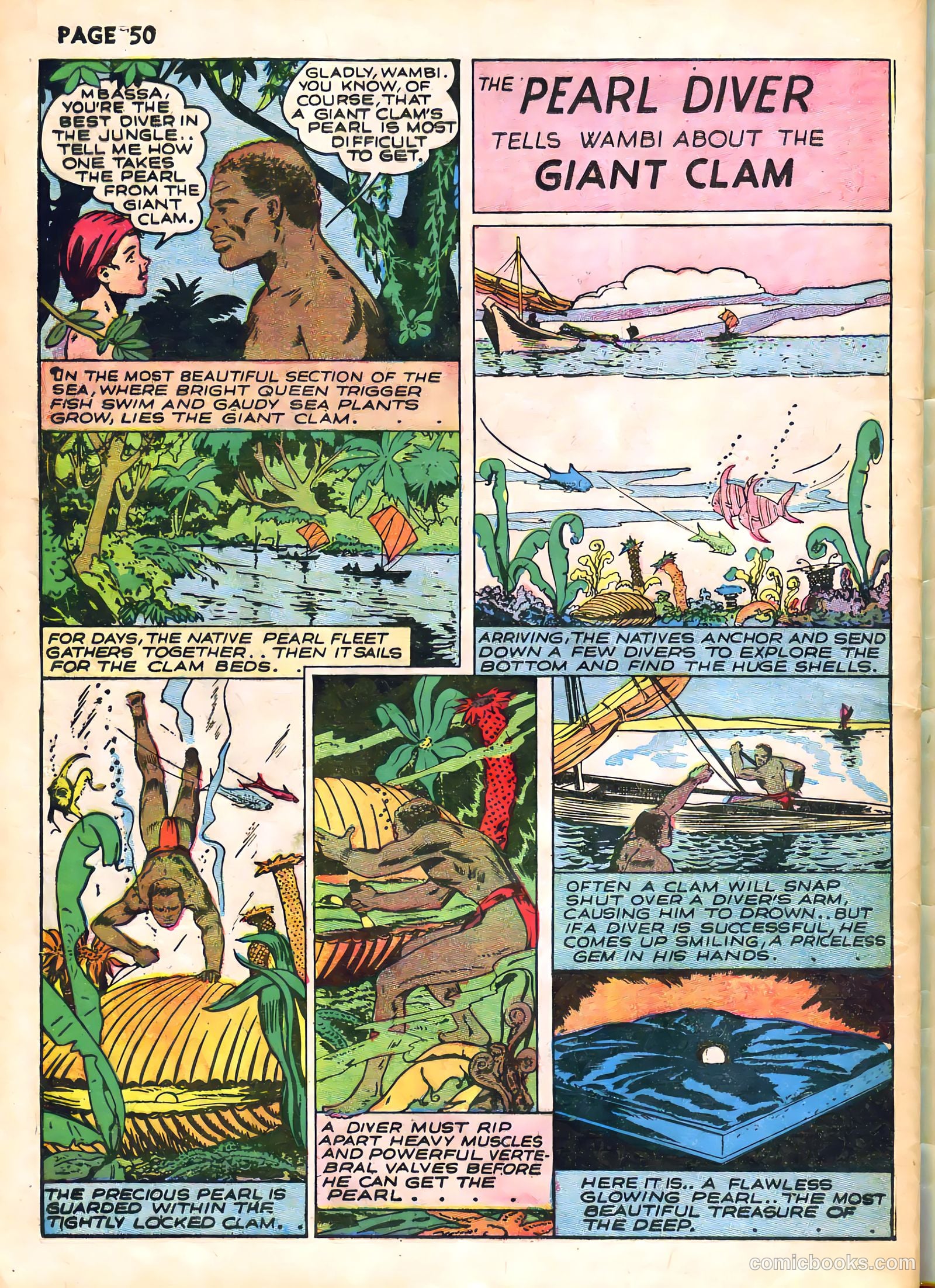 Wambi, Jungle Boy #1 (1942) — page 53 of 69