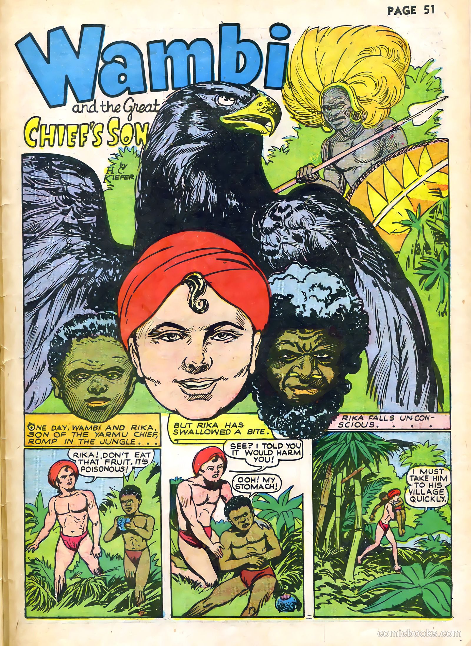 Wambi, Jungle Boy #1 (1942) — page 54 of 69