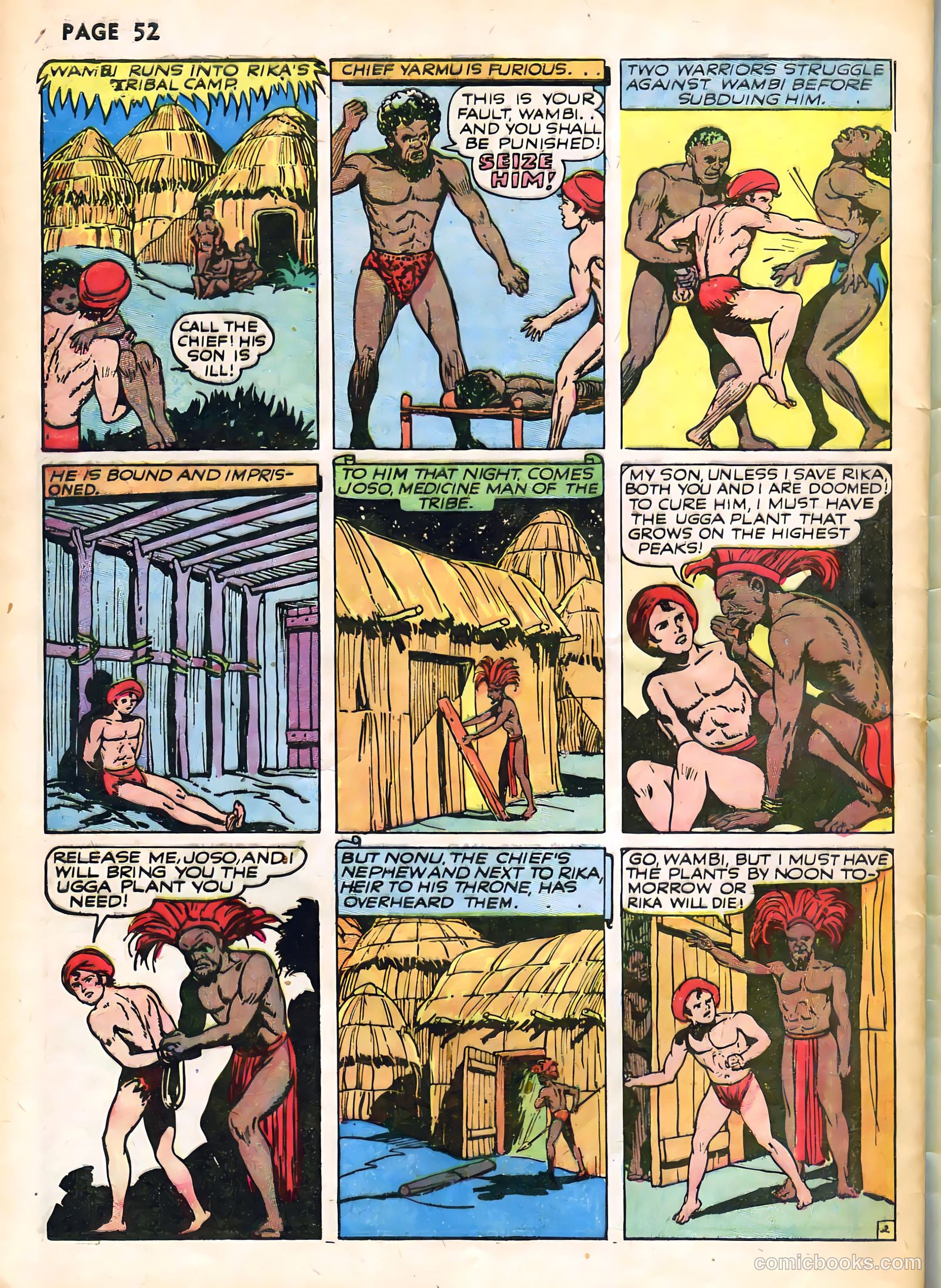 Wambi, Jungle Boy #1 (1942) — page 55 of 69