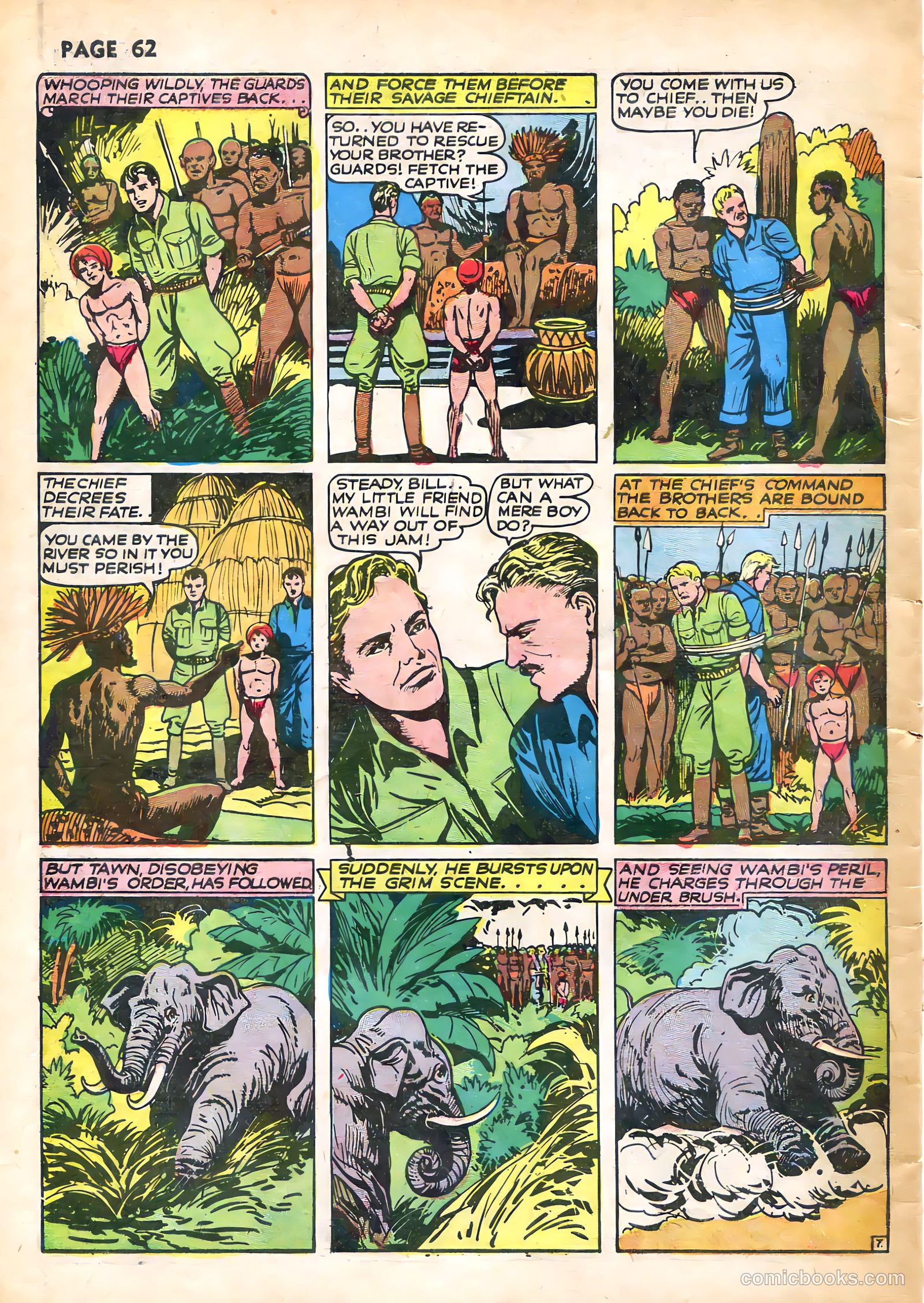 Wambi, Jungle Boy #1 (1942) — page 65 of 69