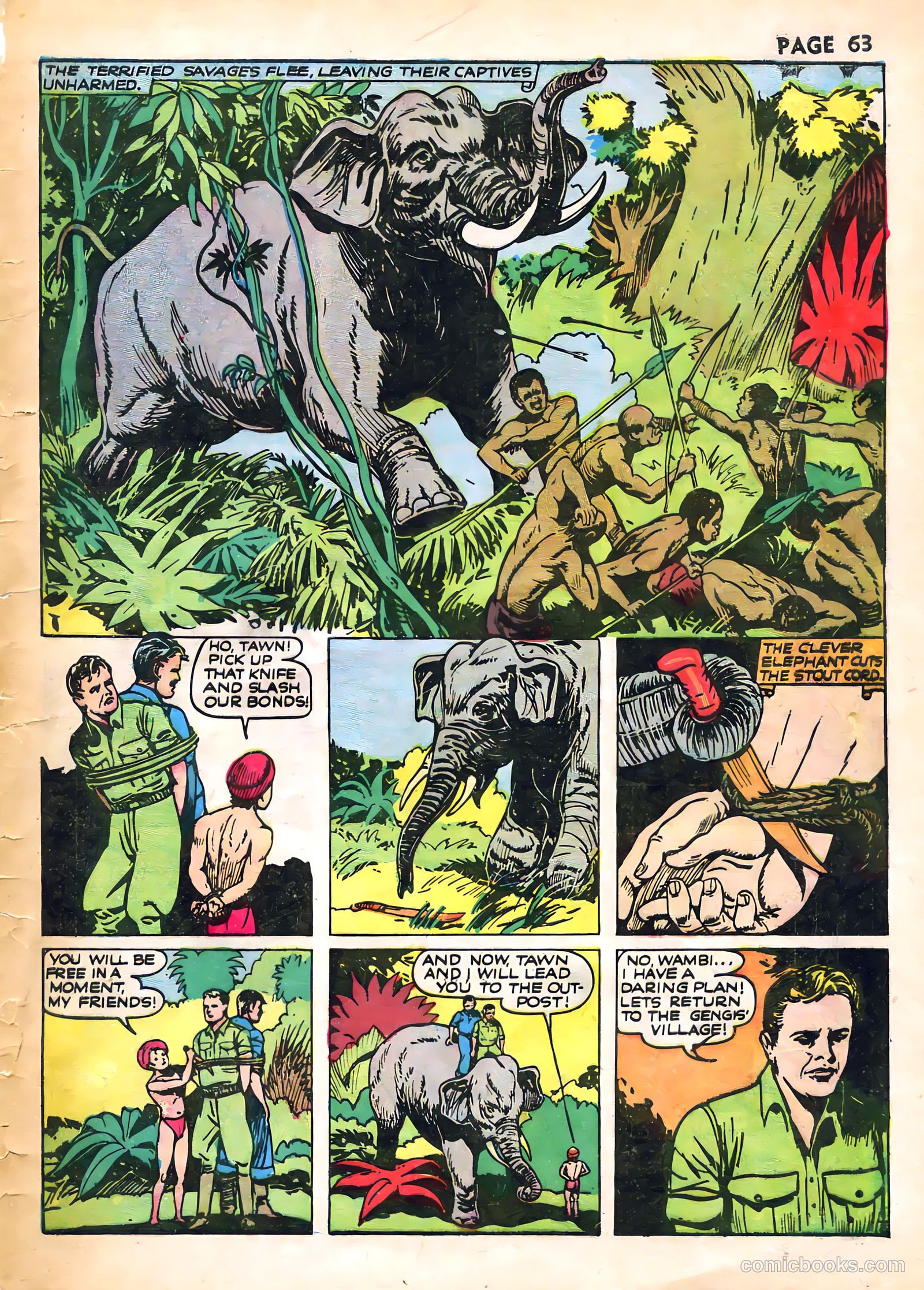 Wambi, Jungle Boy #1 (1942) — page 66 of 69