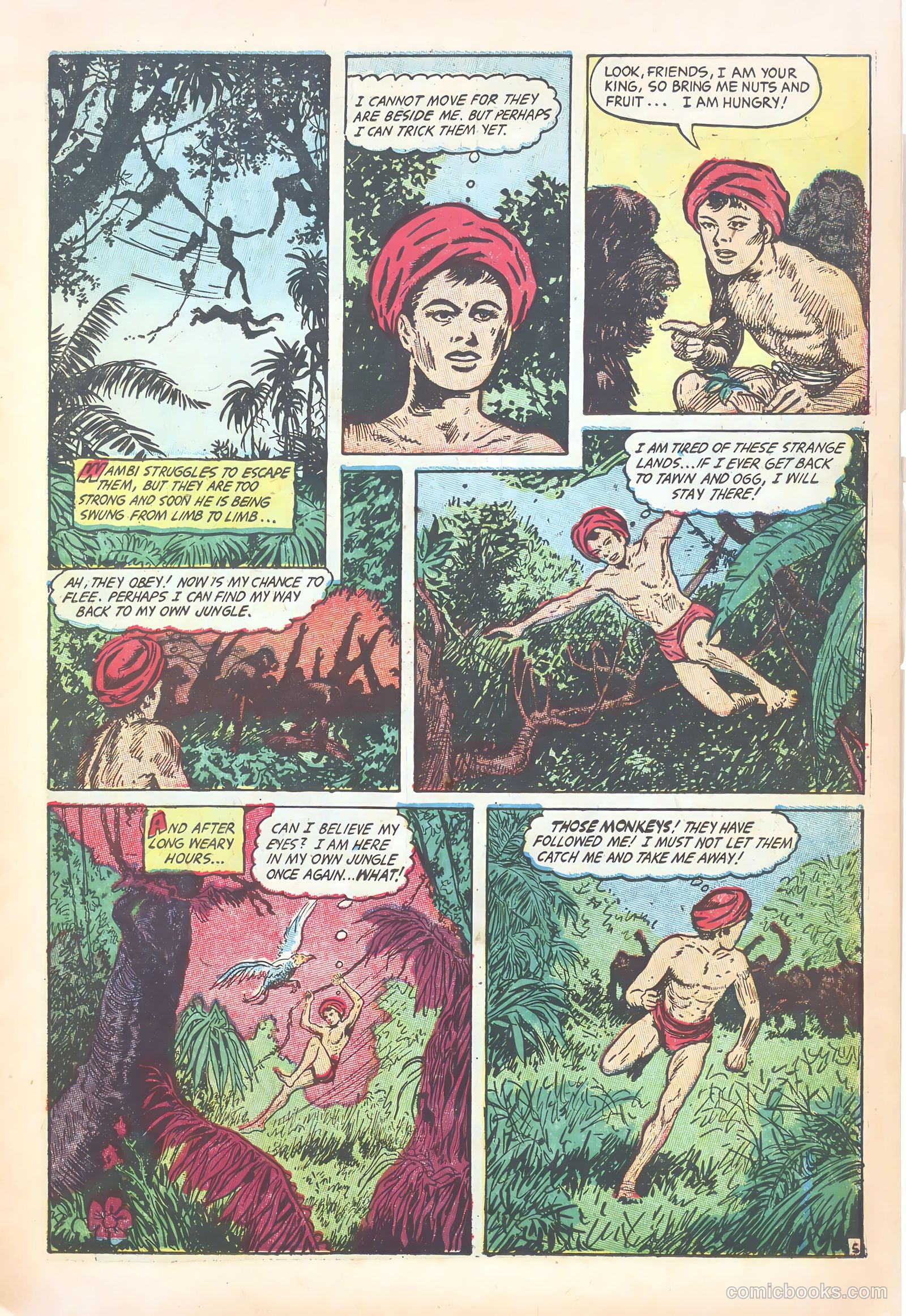 Wambi, Jungle Boy #18 (1952) — page 15 of 36