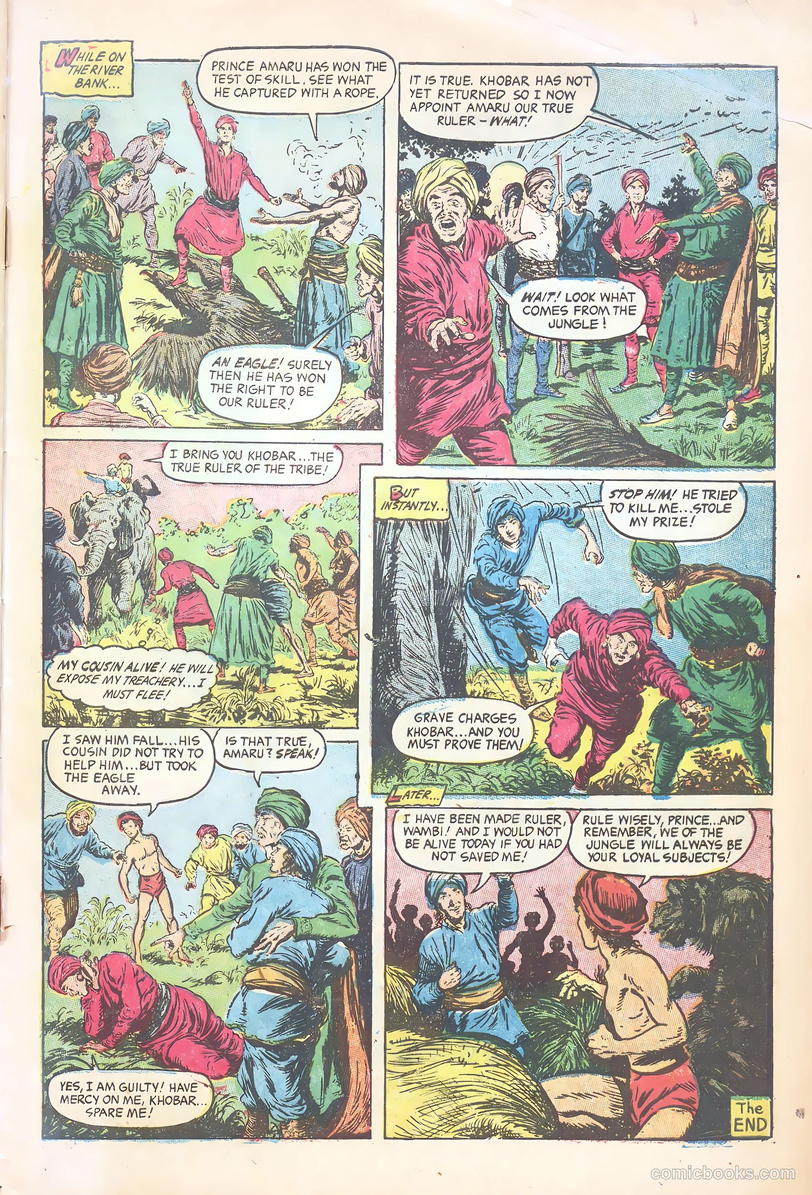Wambi, Jungle Boy #18 (1952) — page 33 of 36