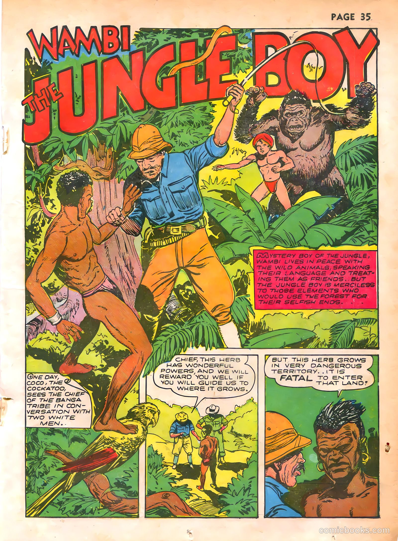 Wambi, Jungle Boy #2 — page 36 of 67