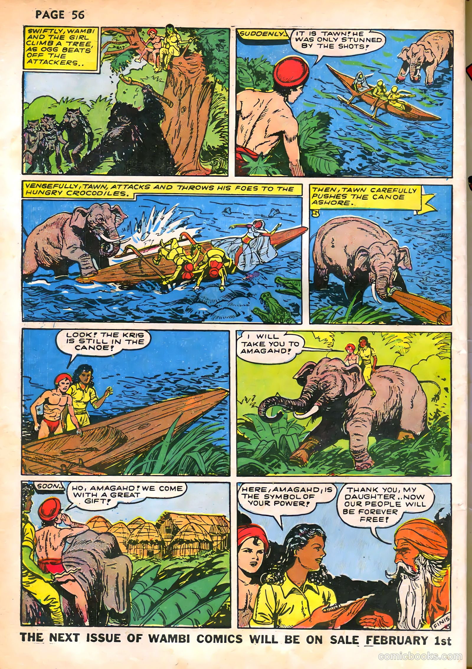 Wambi, Jungle Boy #2 — page 57 of 67
