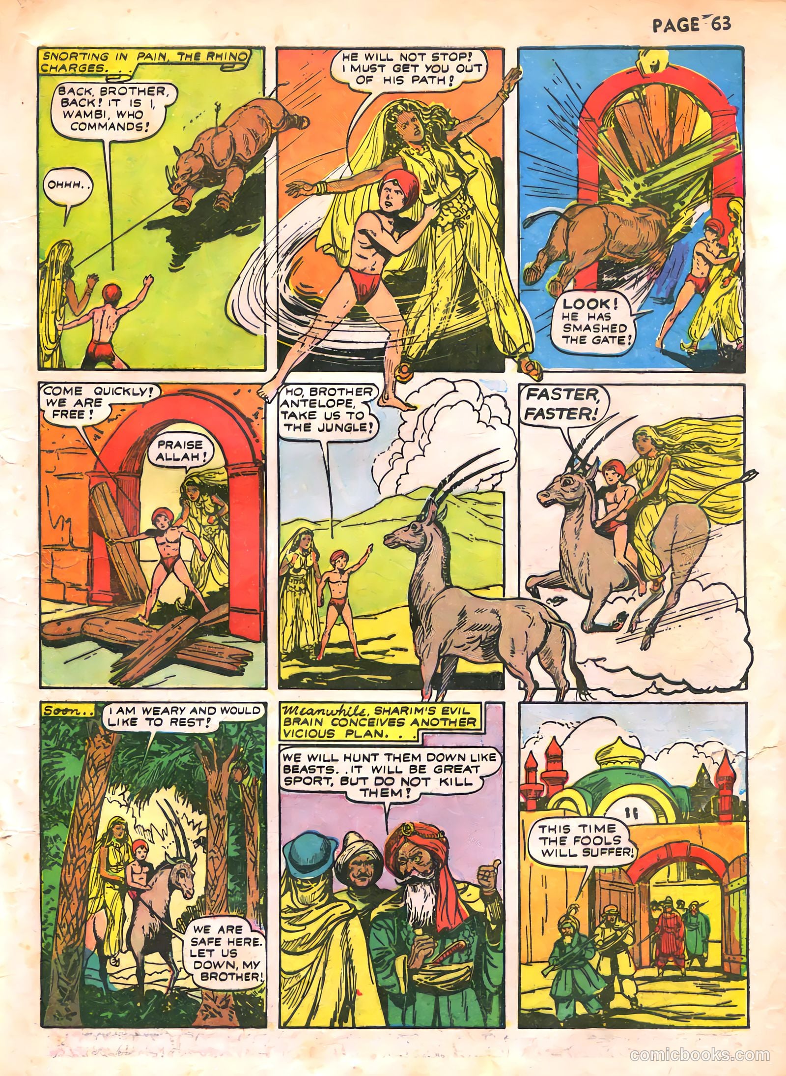 Wambi, Jungle Boy #2 — page 64 of 67