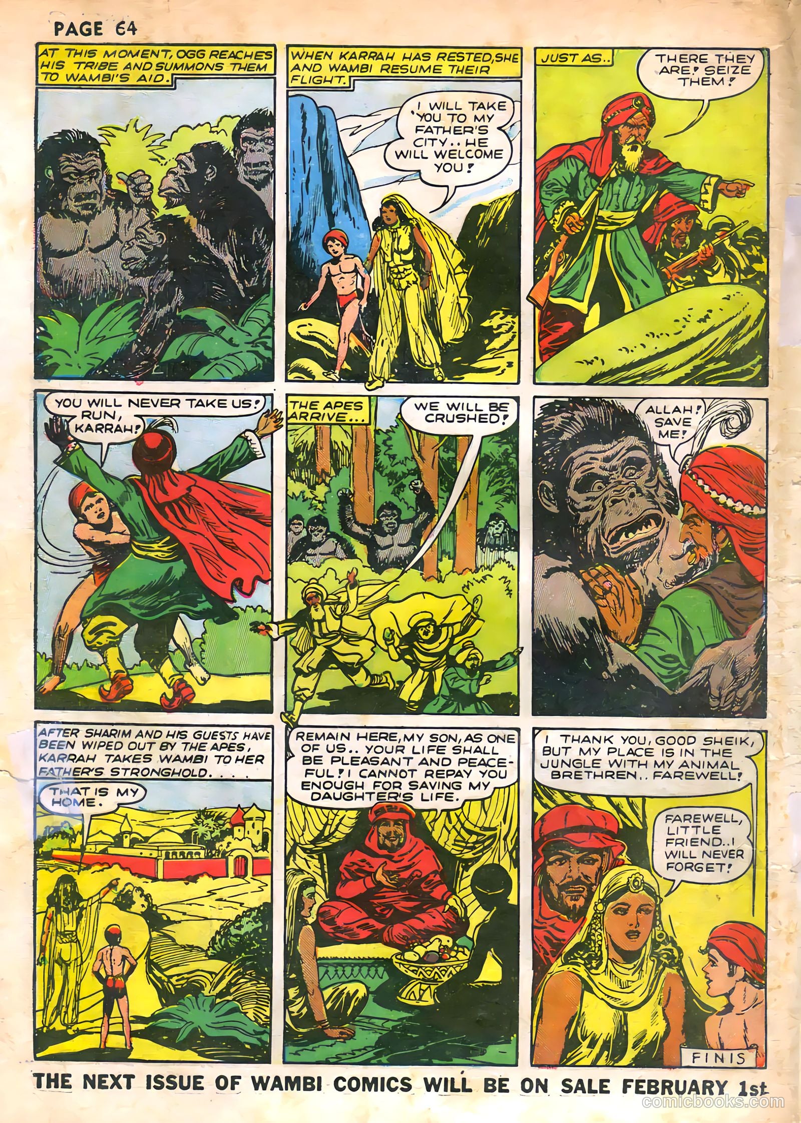 Wambi, Jungle Boy #2 — page 65 of 67