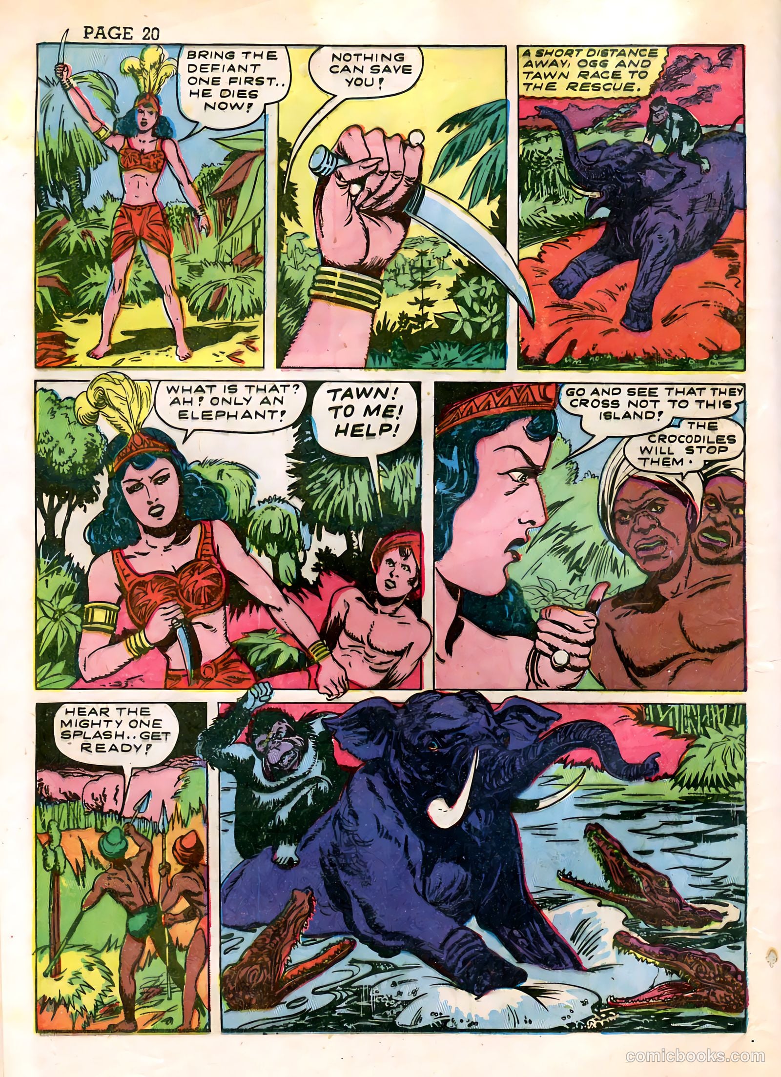 Wambi, Jungle Boy #3 (1943) — page 22 of 68