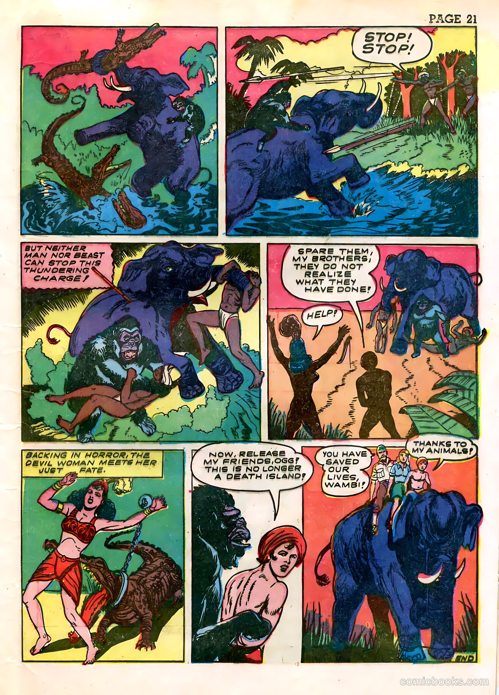 Wambi, Jungle Boy #3 (1943) — page 23 of 68