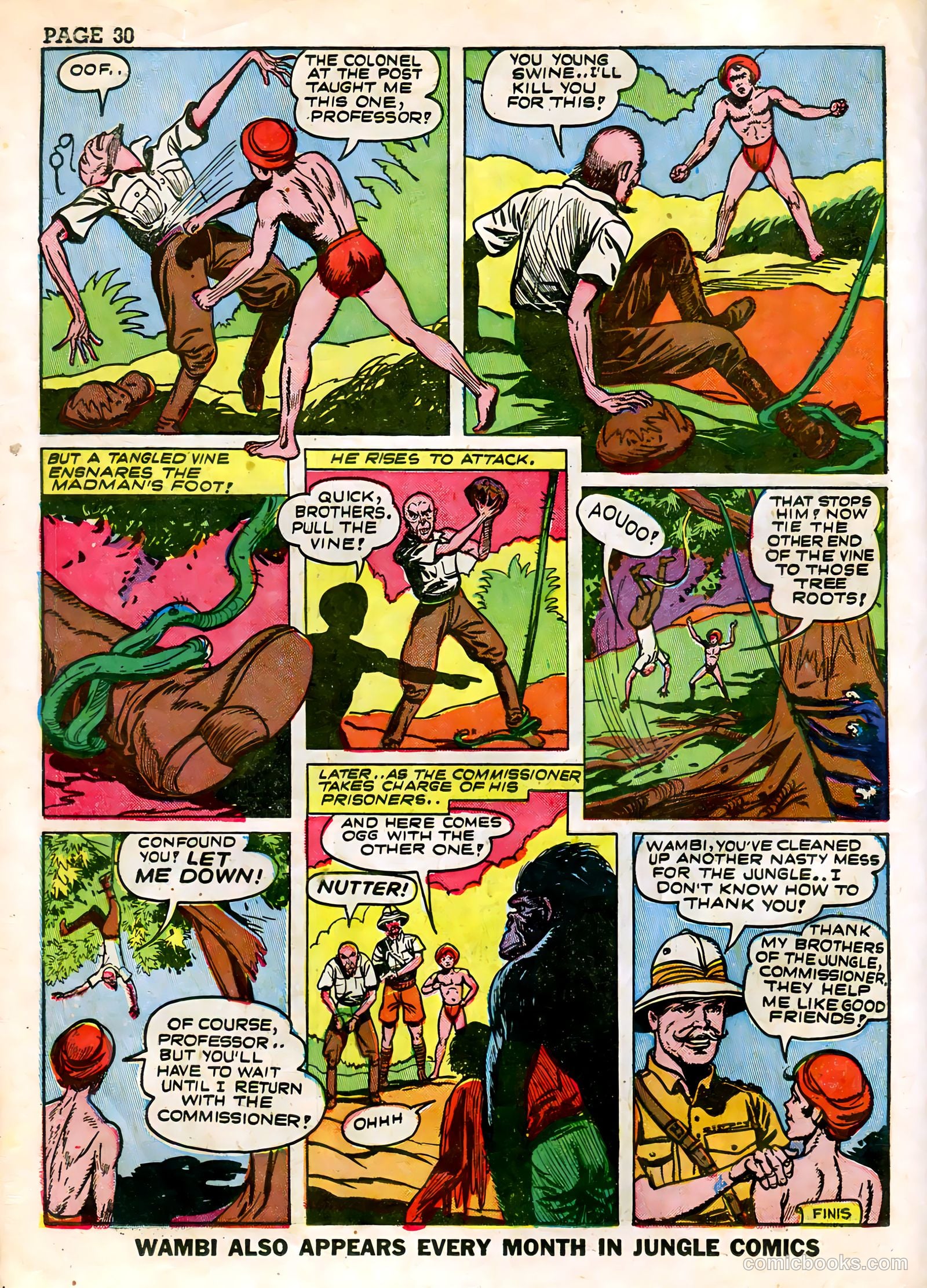 Wambi, Jungle Boy #3 (1943) — page 32 of 68