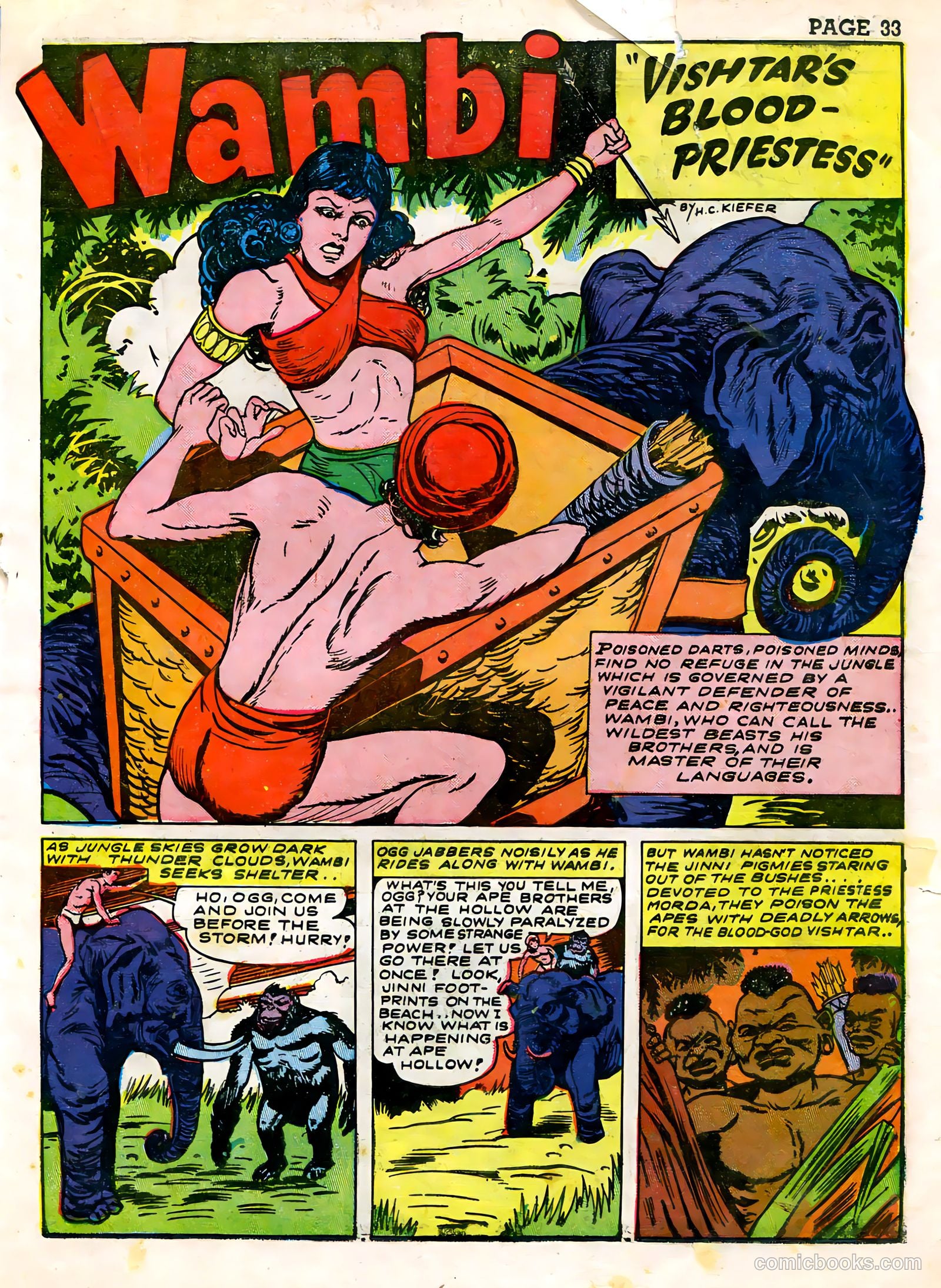 Wambi, Jungle Boy #3 (1943) — page 35 of 68