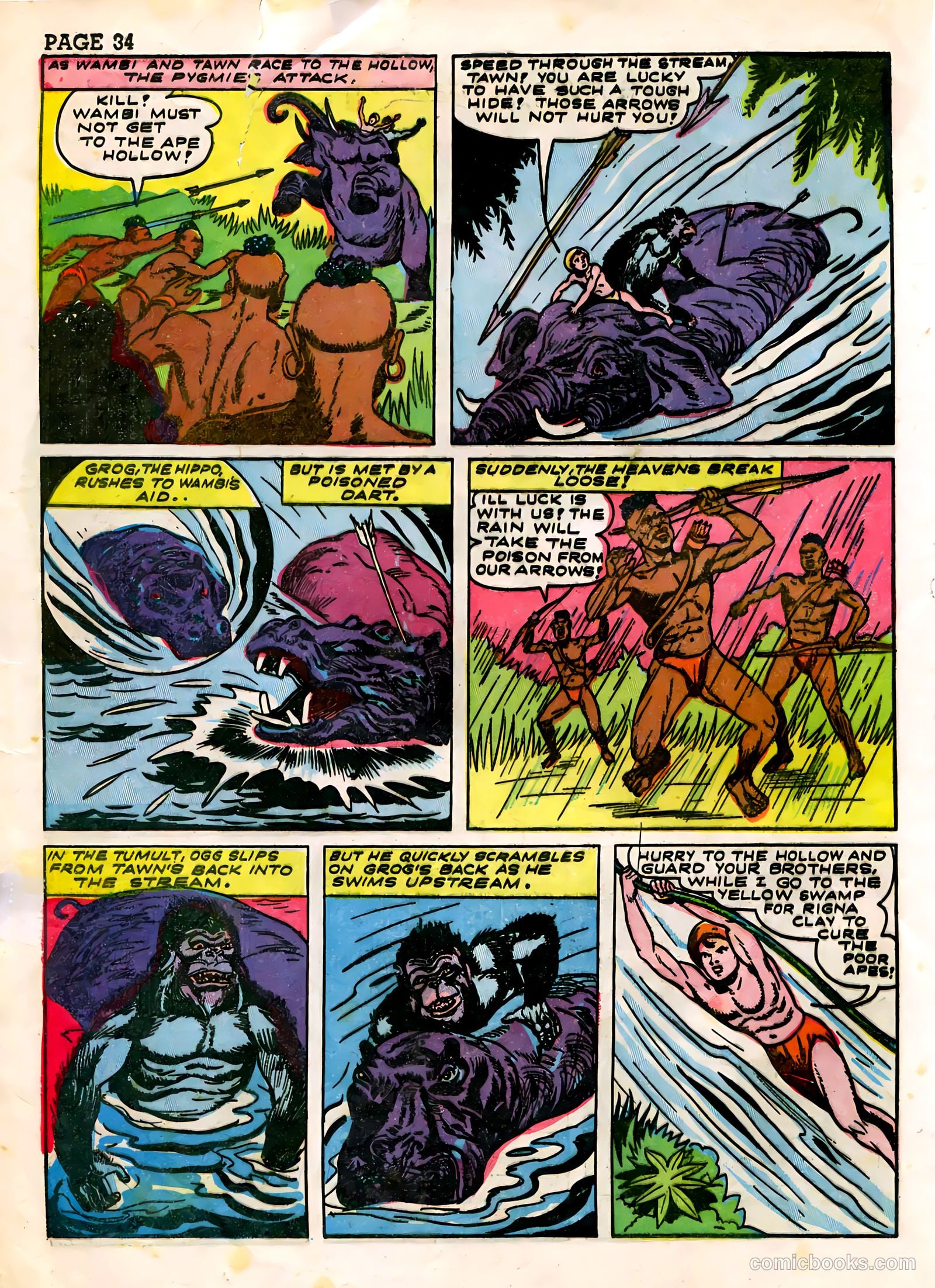 Wambi, Jungle Boy #3 (1943) — page 36 of 68