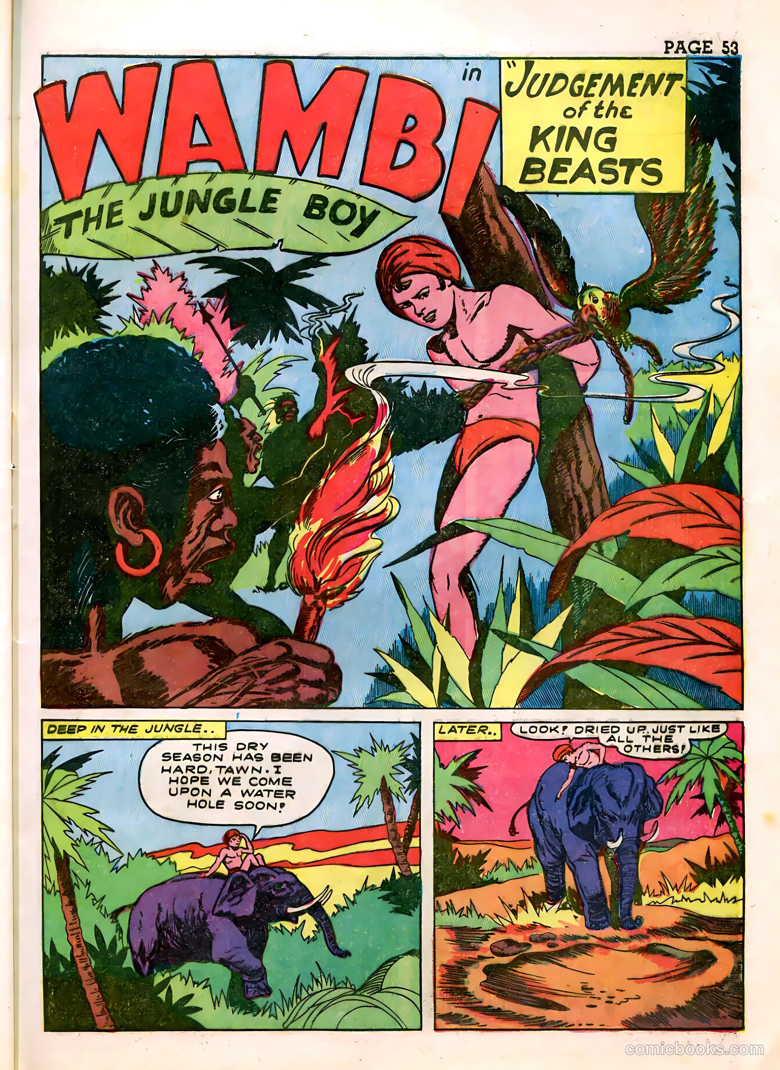 Wambi, Jungle Boy #3 (1943) — page 55 of 68