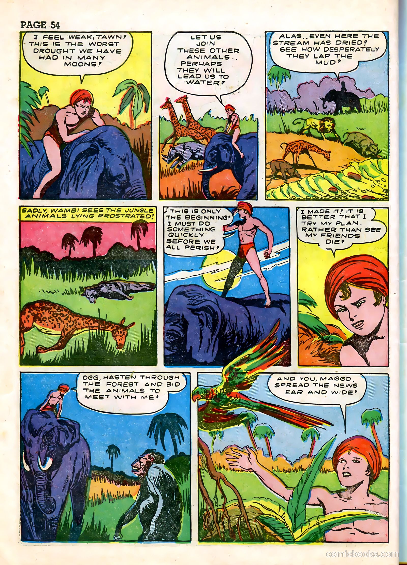 Wambi, Jungle Boy #3 (1943) — page 56 of 68
