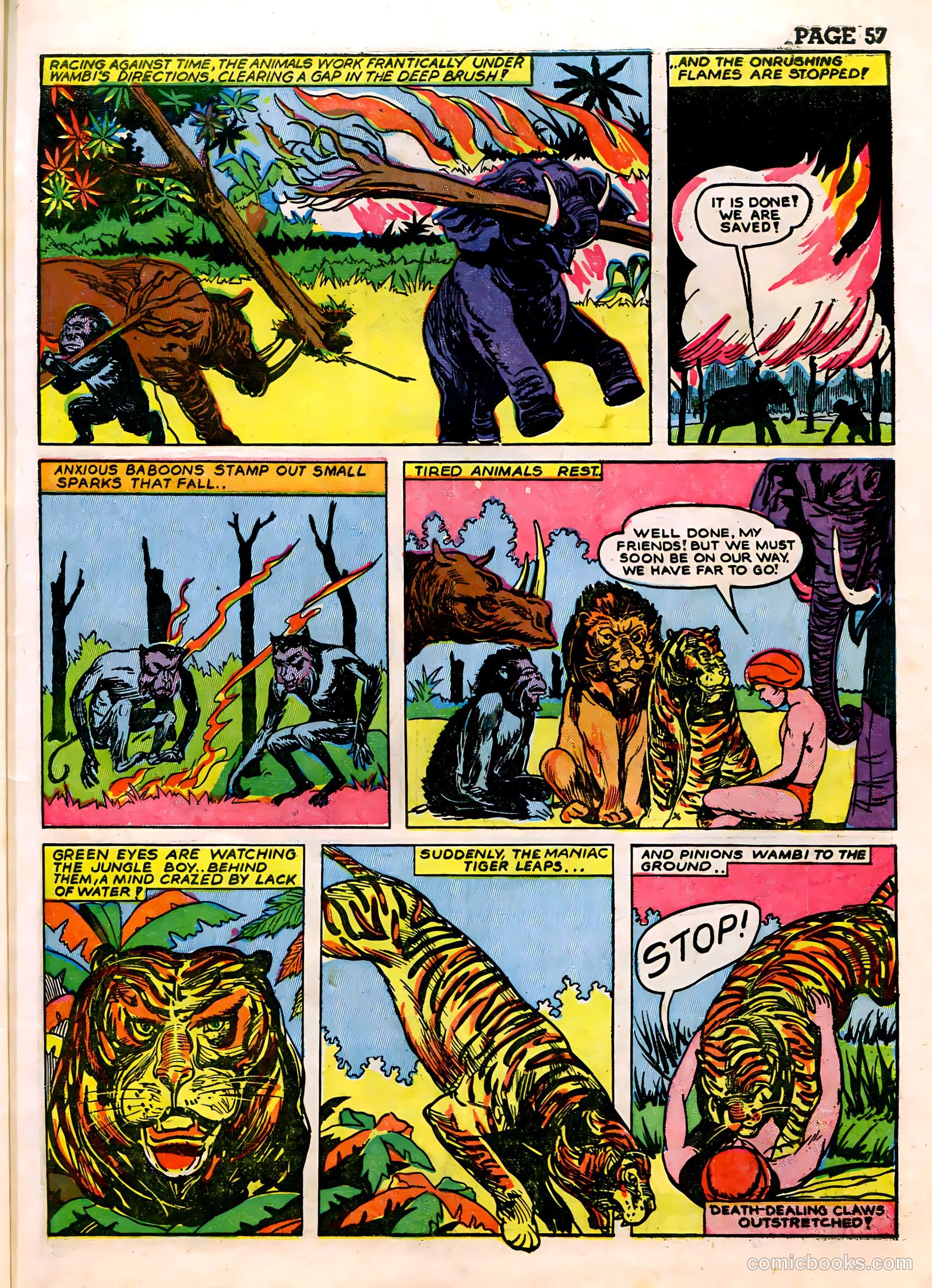 Wambi, Jungle Boy #3 (1943) — page 59 of 68