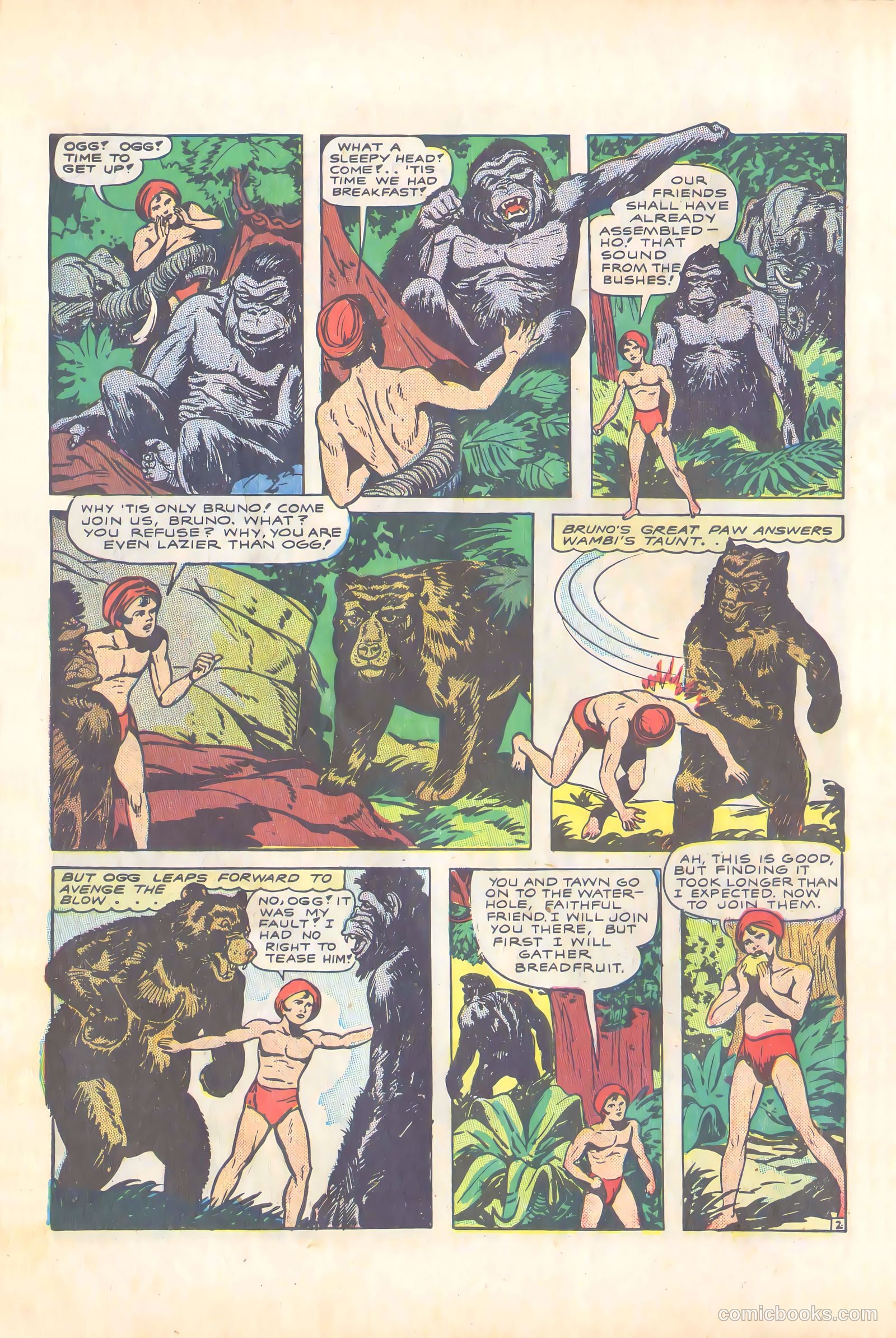 Wambi, Jungle Boy #4 (1948) — page 16 of 57