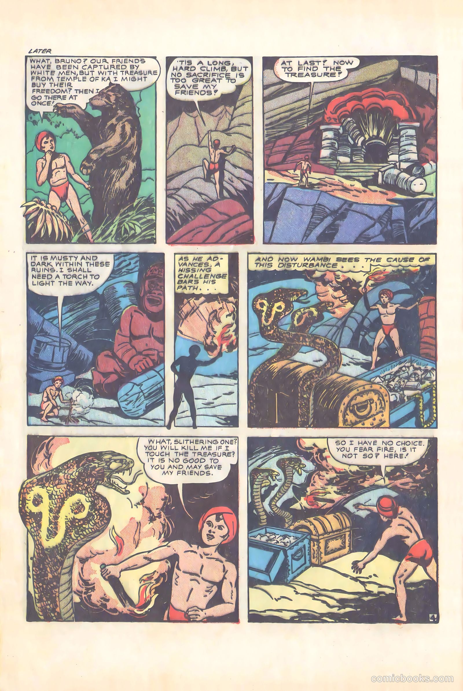Wambi, Jungle Boy #4 (1948) — page 18 of 57