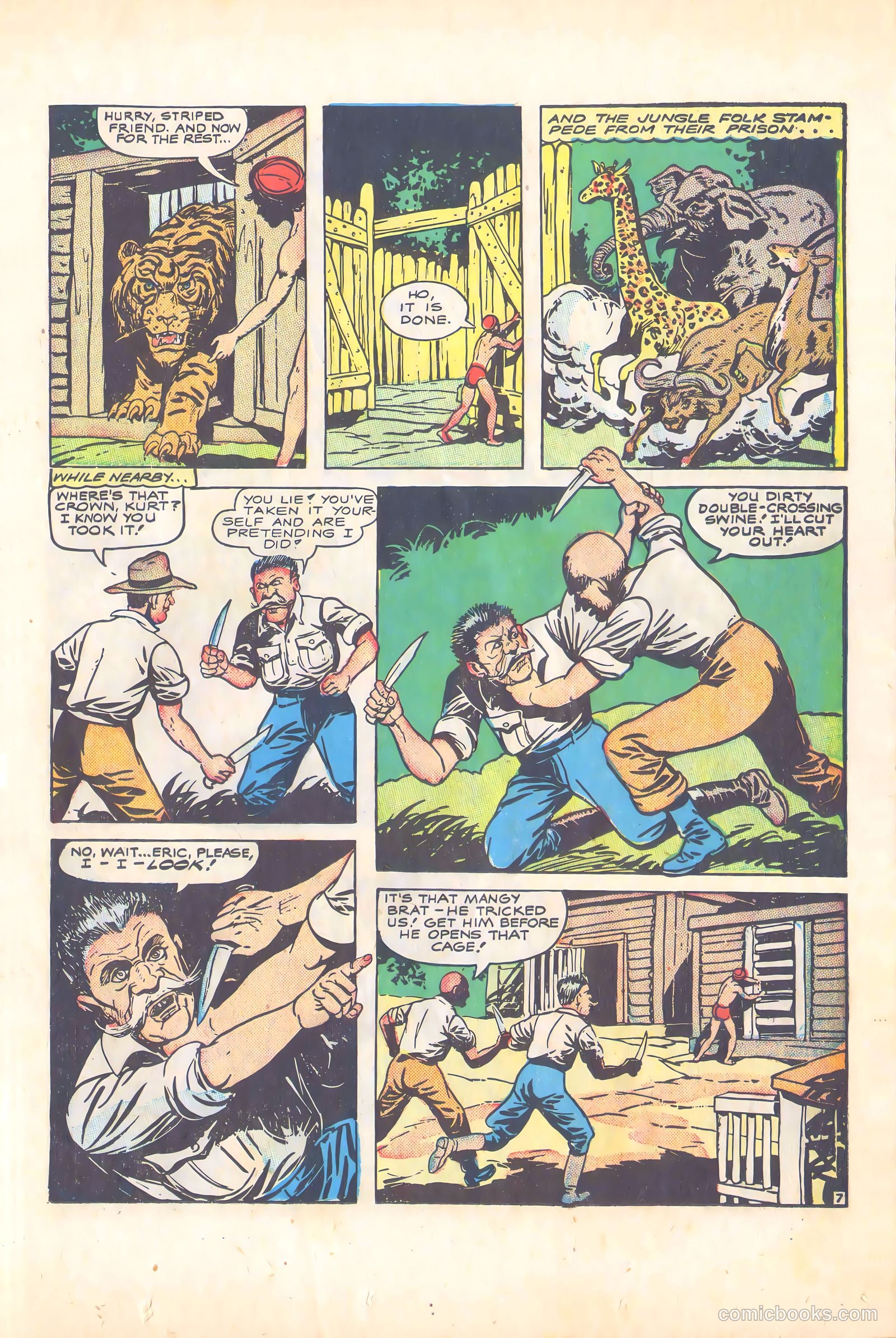 Wambi, Jungle Boy #4 (1948) — page 21 of 57